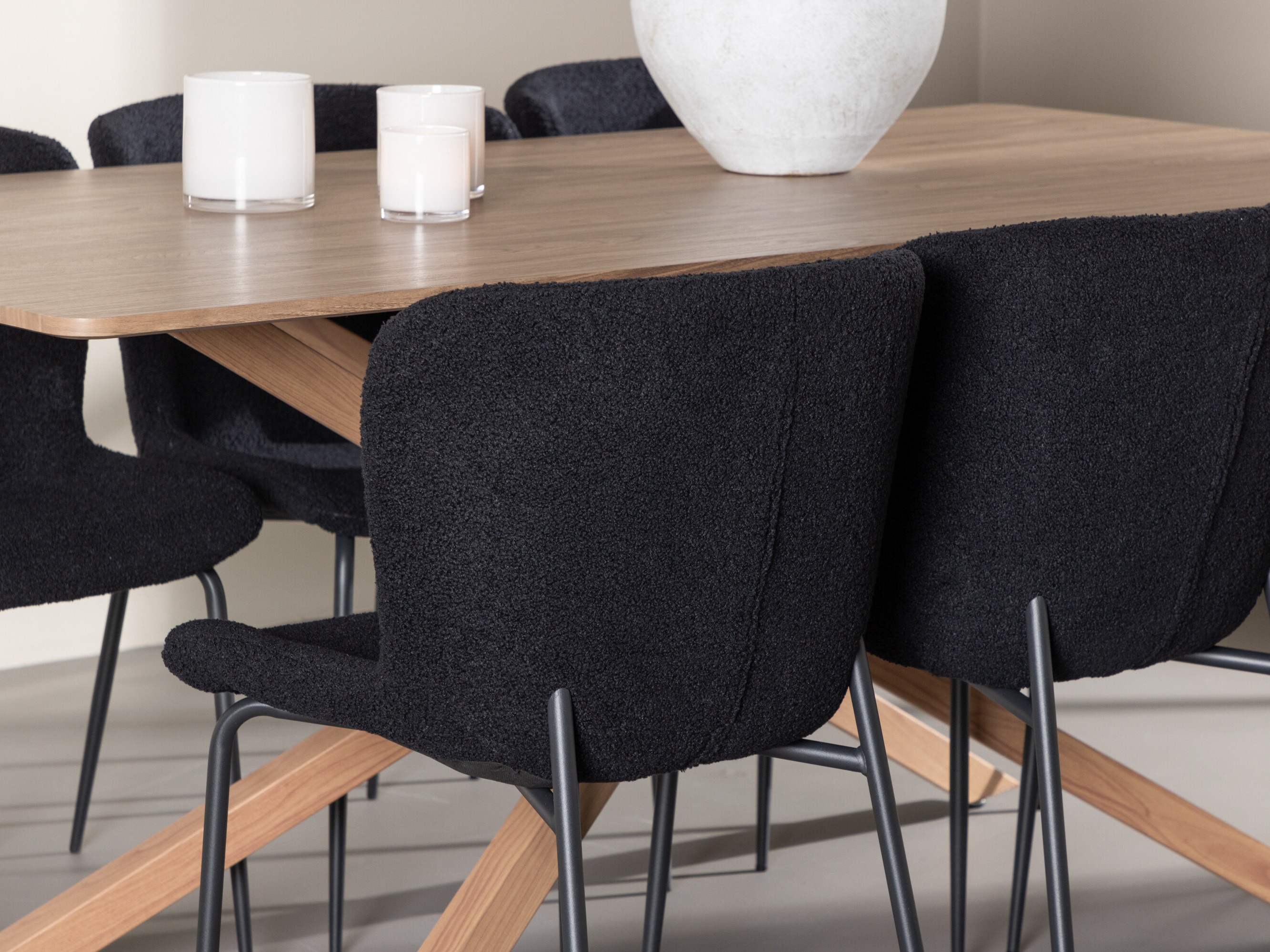 Essgruppe Dallas 5102 (Schwarz)