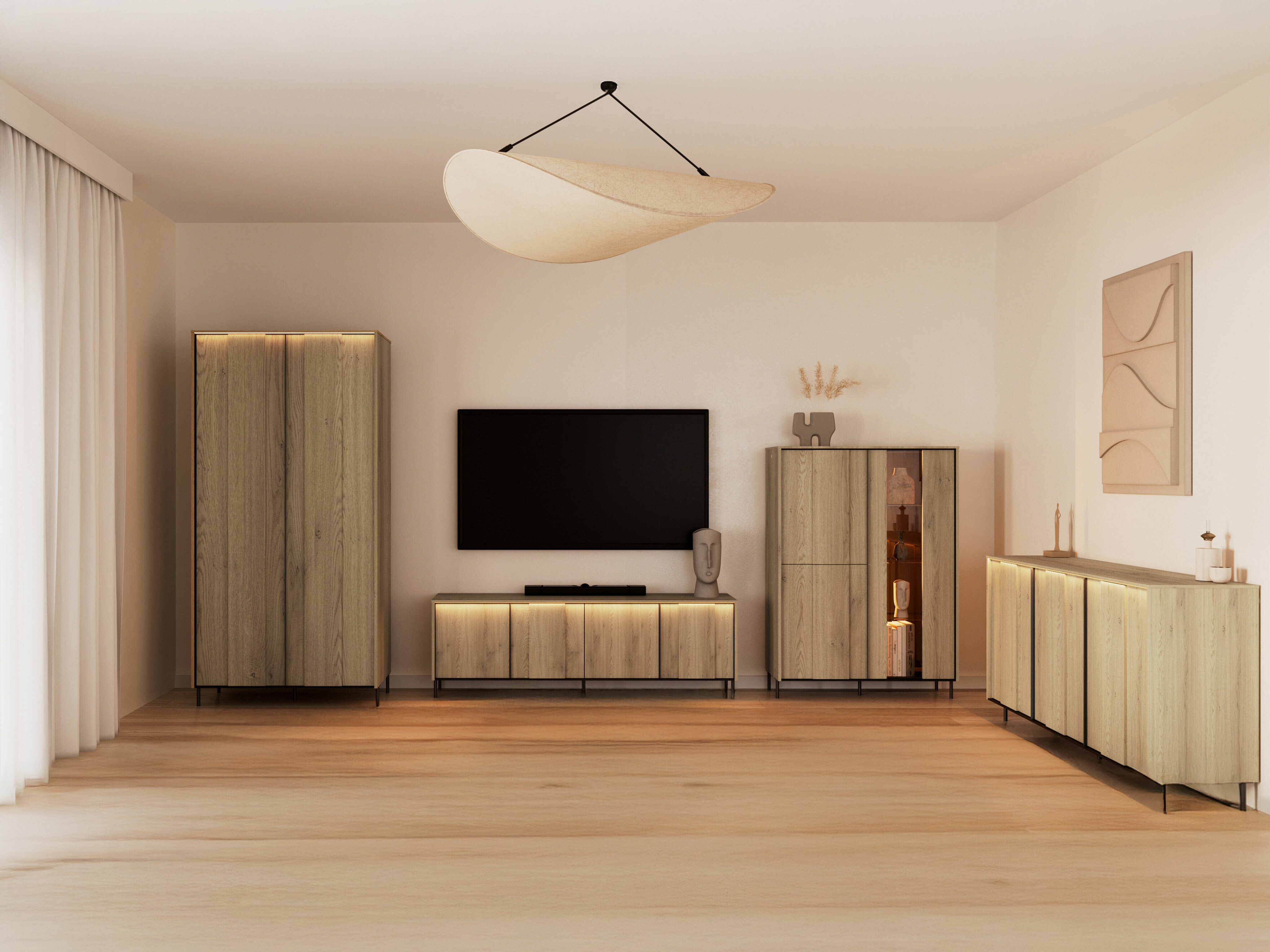 Wohnzimmer-Sets Melveni 105