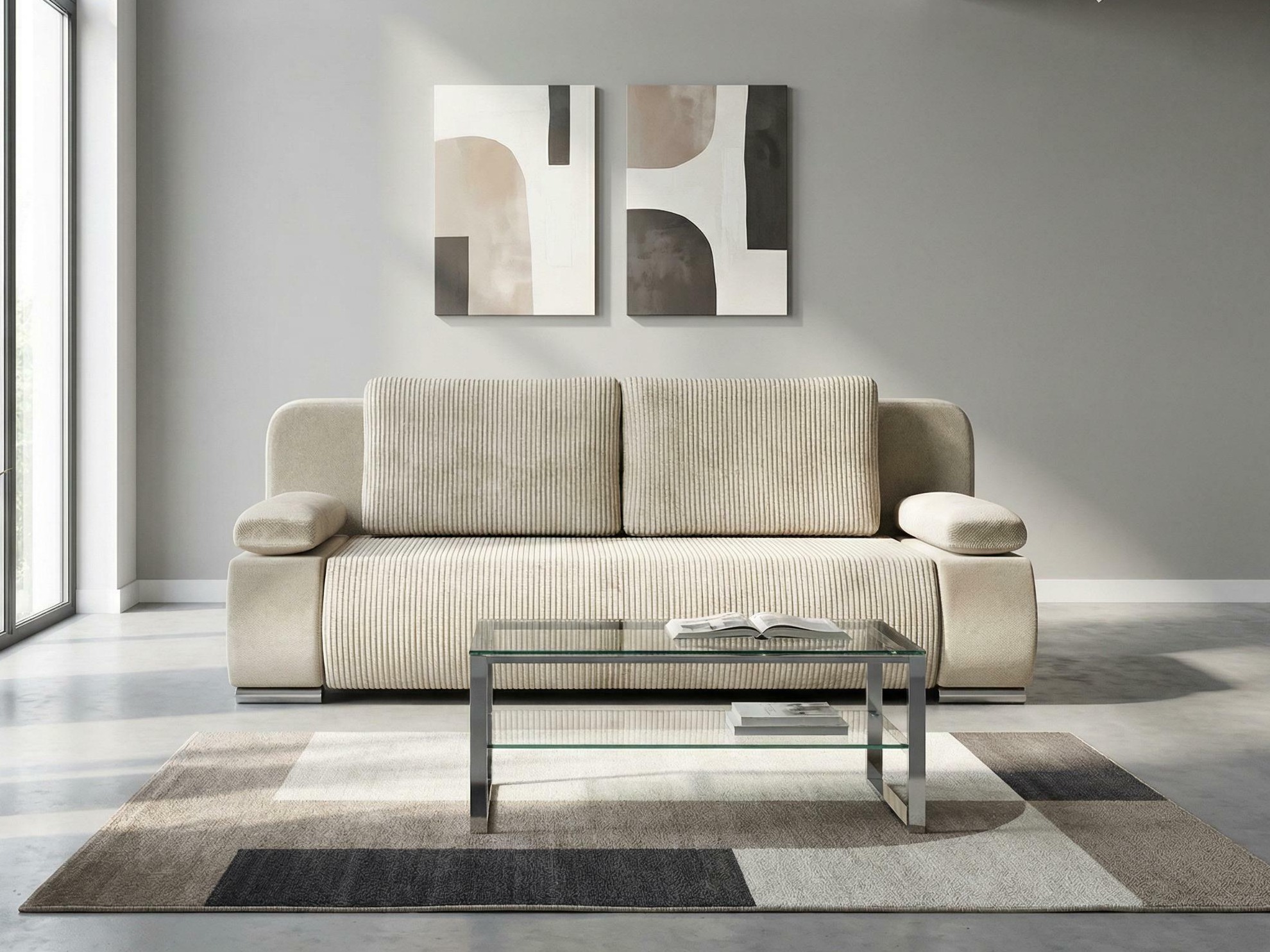 Schlafsofa Comfivo Pudor (Poso 100 + Paros 01)