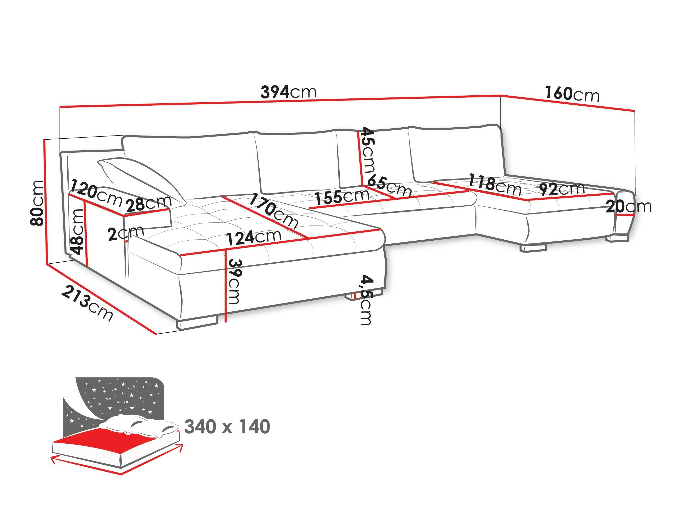 Ecksofa Comfivo 106 (Velo 637)