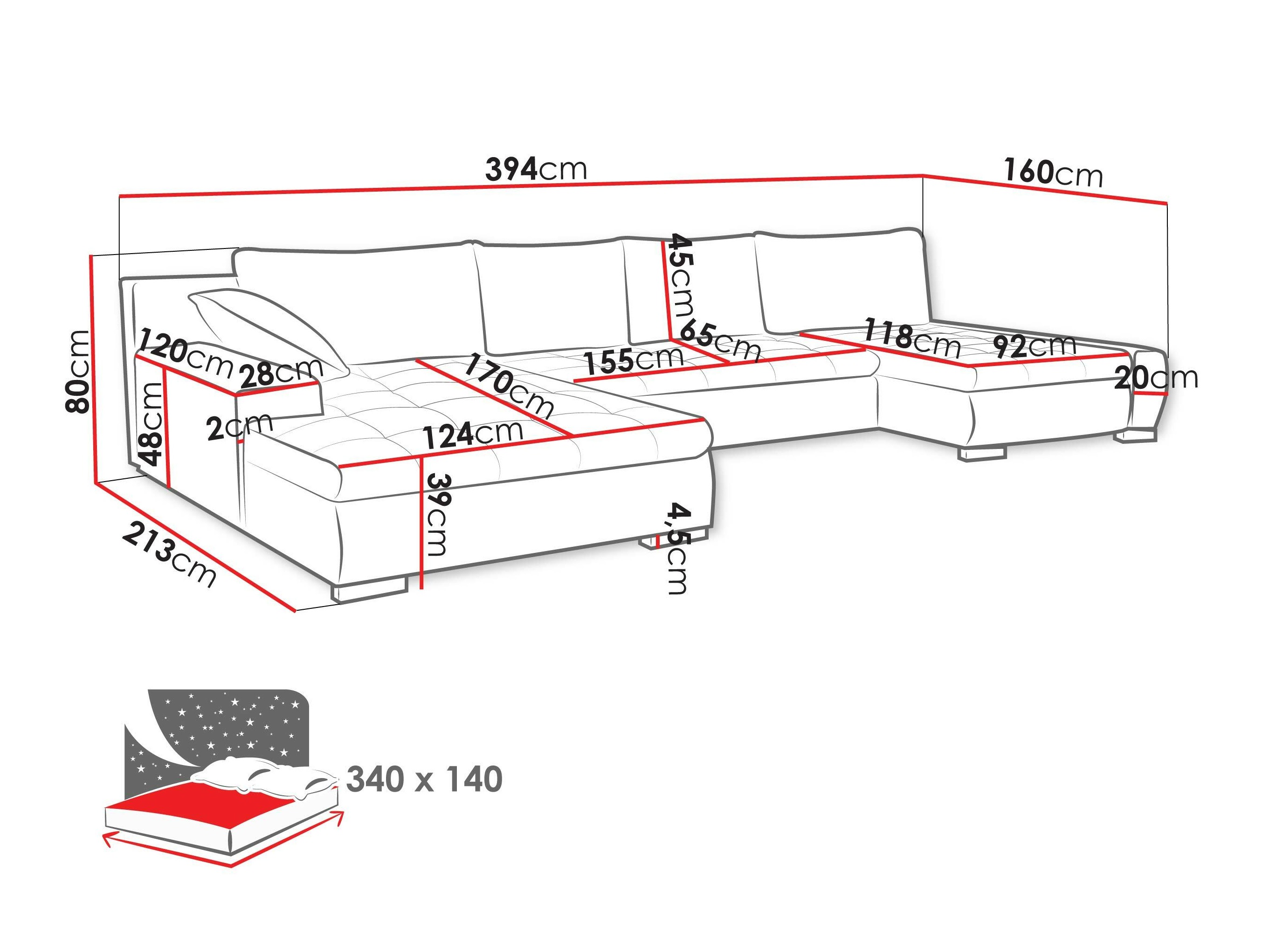 Ecksofa Comfivo Oliva I (Venus Velvet 2932 + Miu 2059)