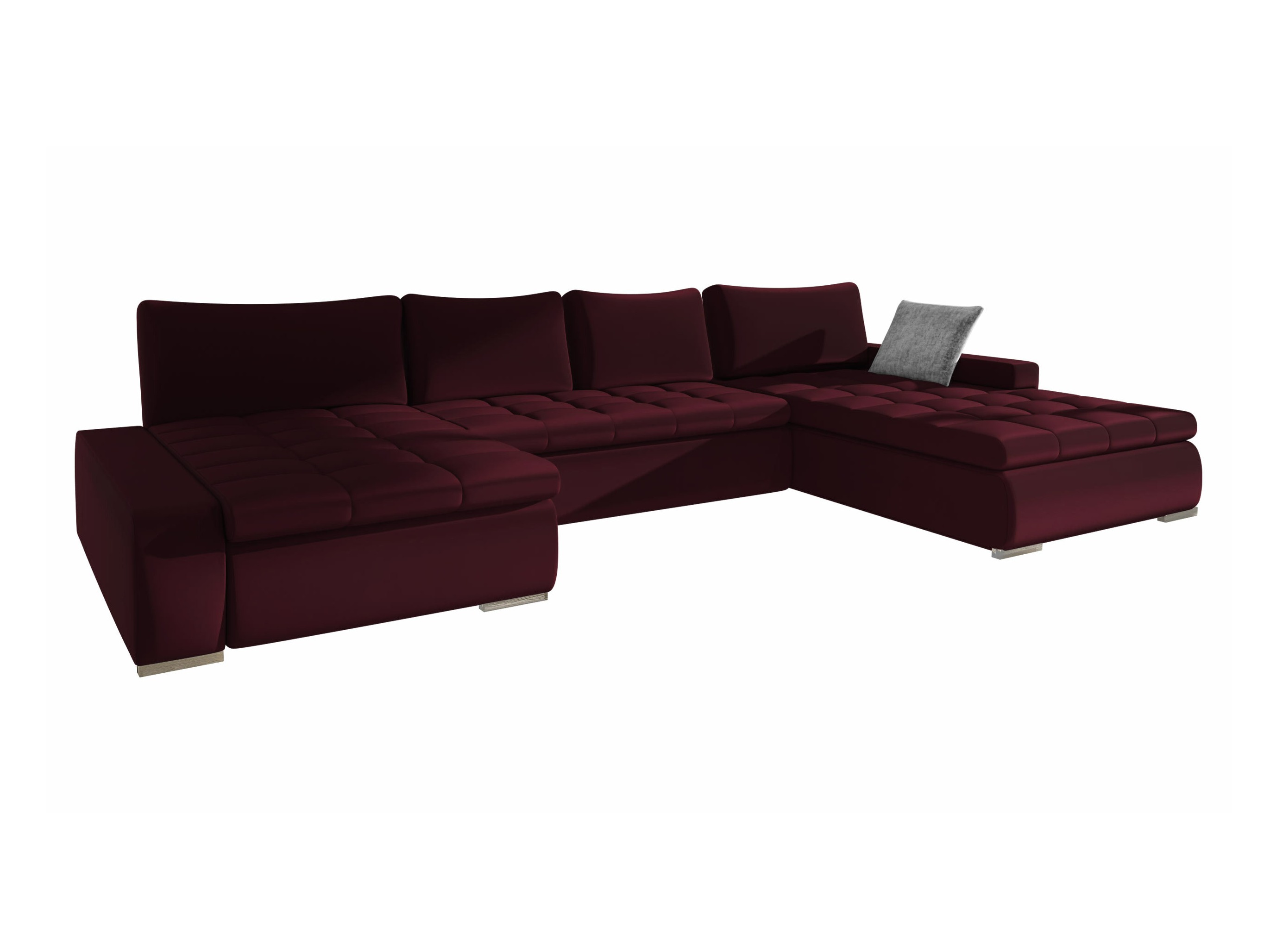 Ecksofa Comfivo Oliva I (Venus Velvet 2932 + Miu 2059)
