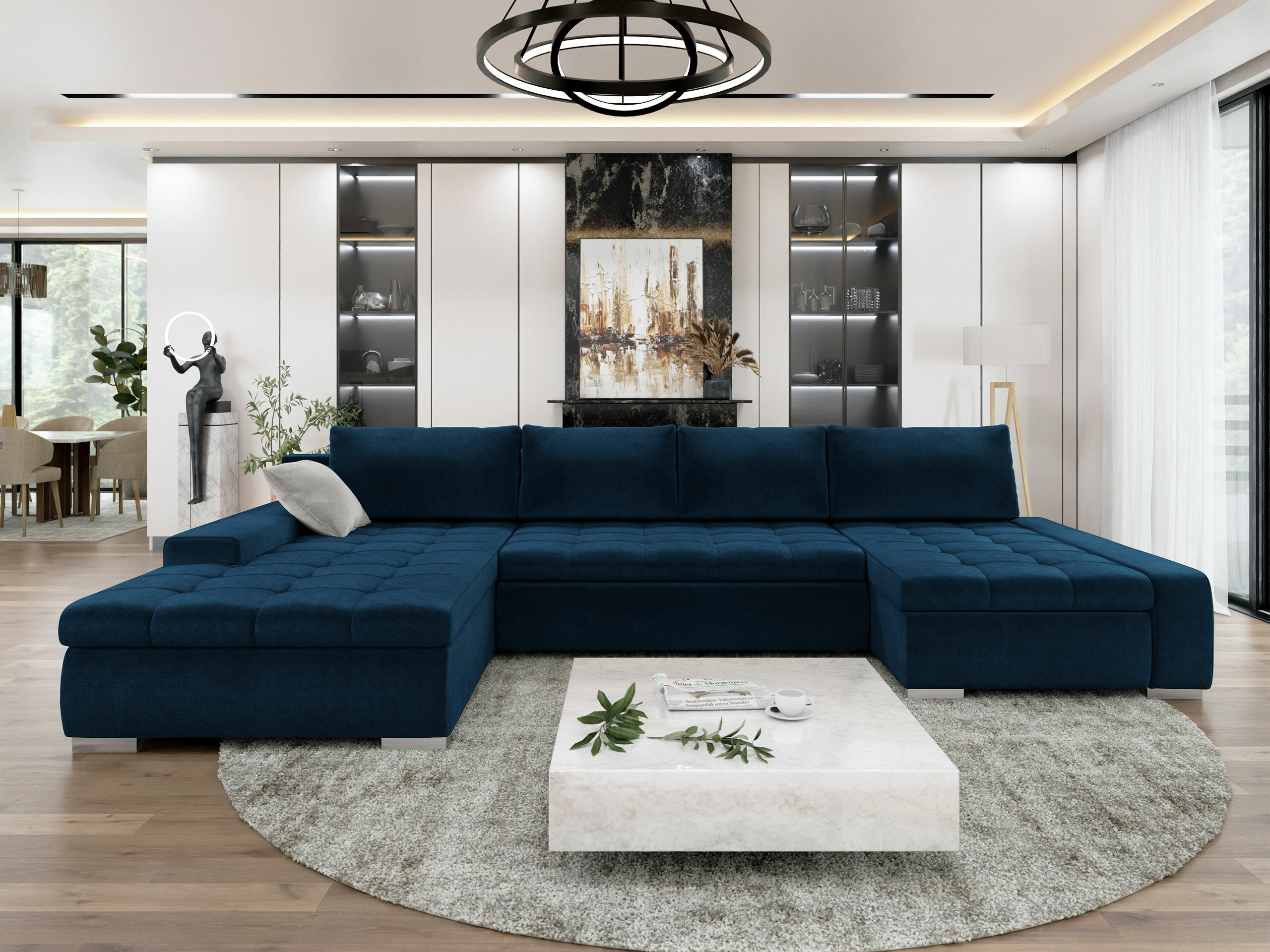 Ecksofa Comfivo Oliva (Kronos 09 + Paros 05)