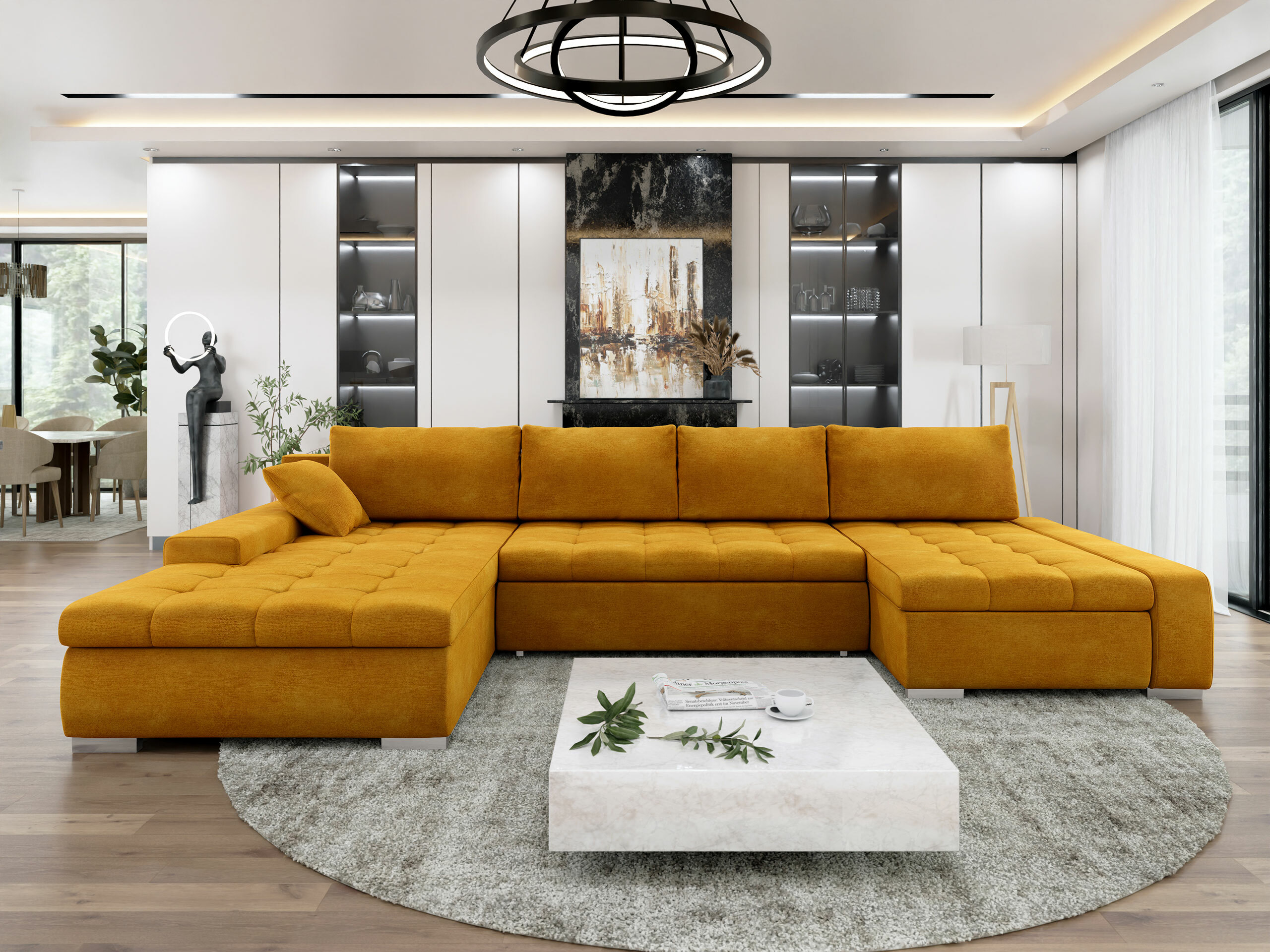 Ecksofa Comfivo Oliva (Wave 05)
