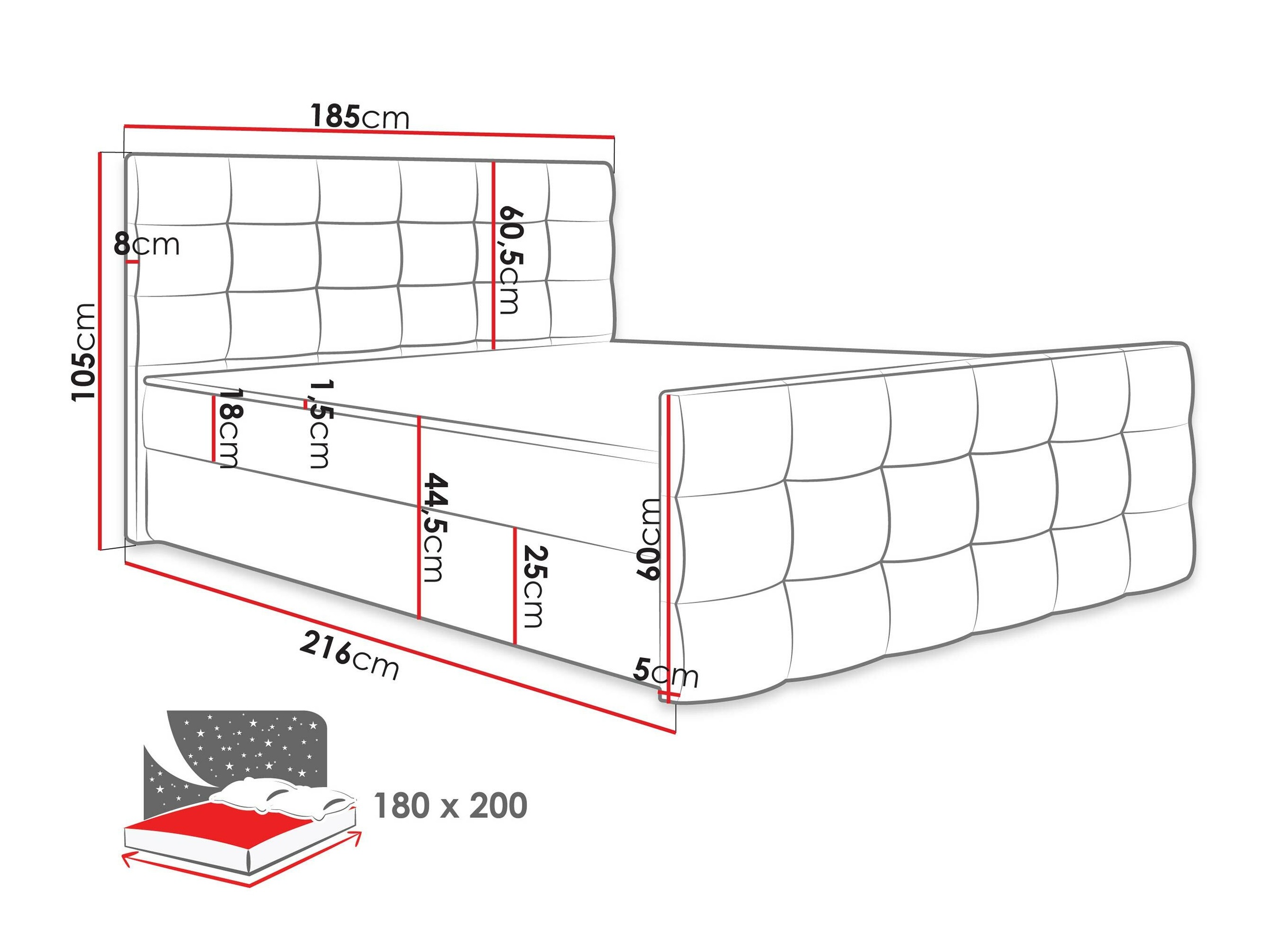 Boxspringbett Memphis 113 (Soft 001)