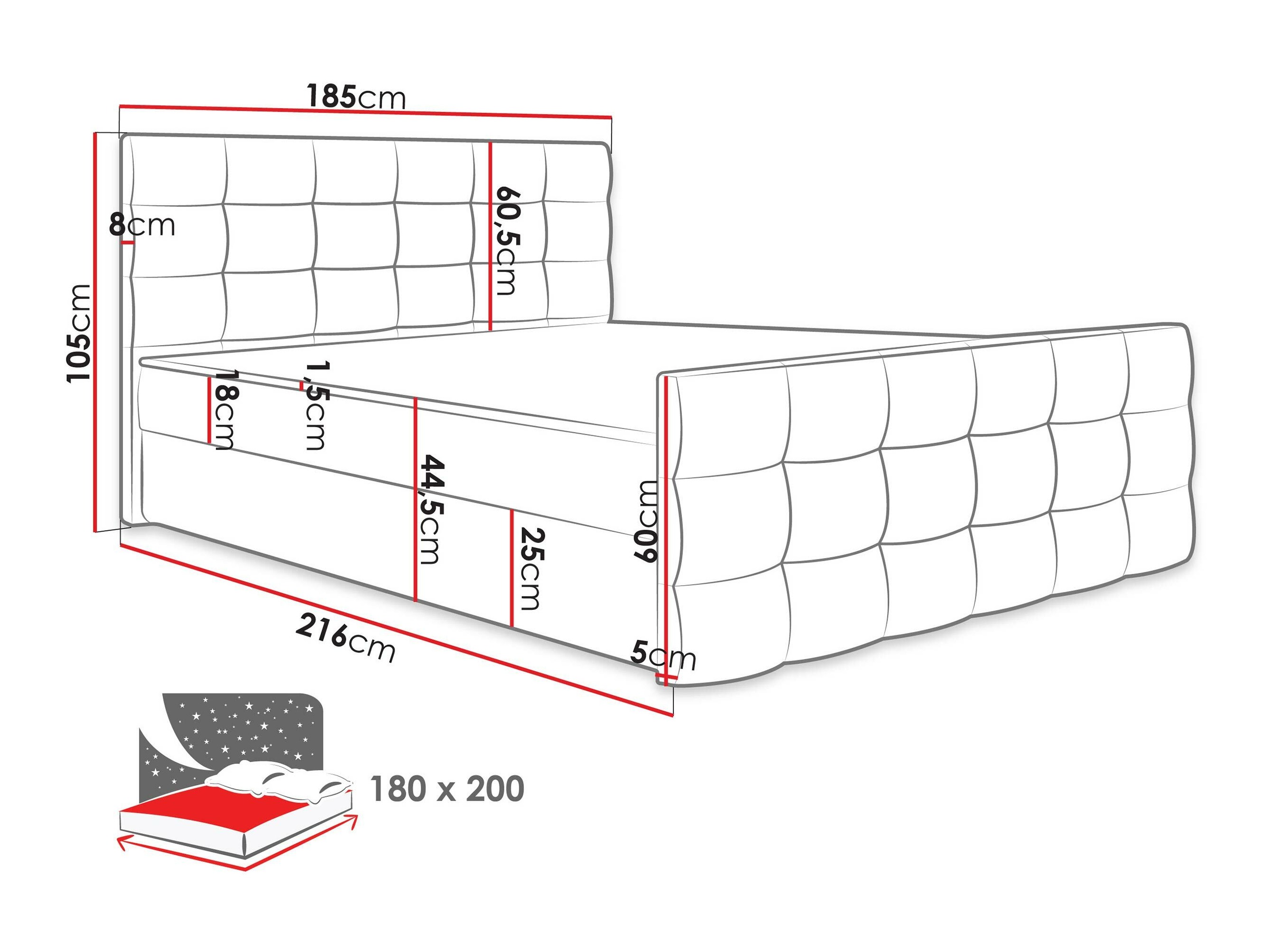Boxspringbett Memphis 113 (Soft 017)