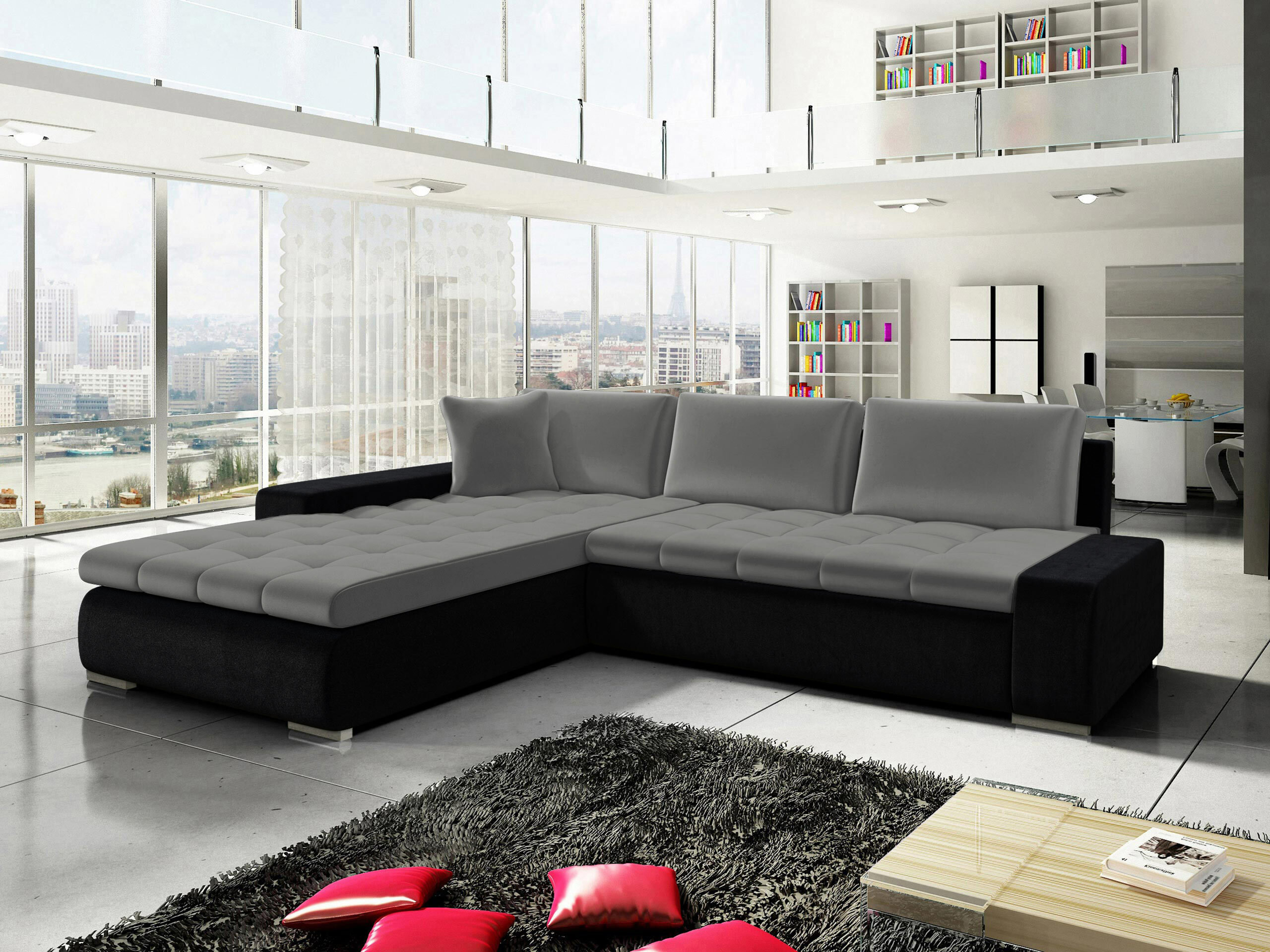 Ecksofa Comfivo Nitor II (Magic Velvet 2219 + Magic Velvet 2217)