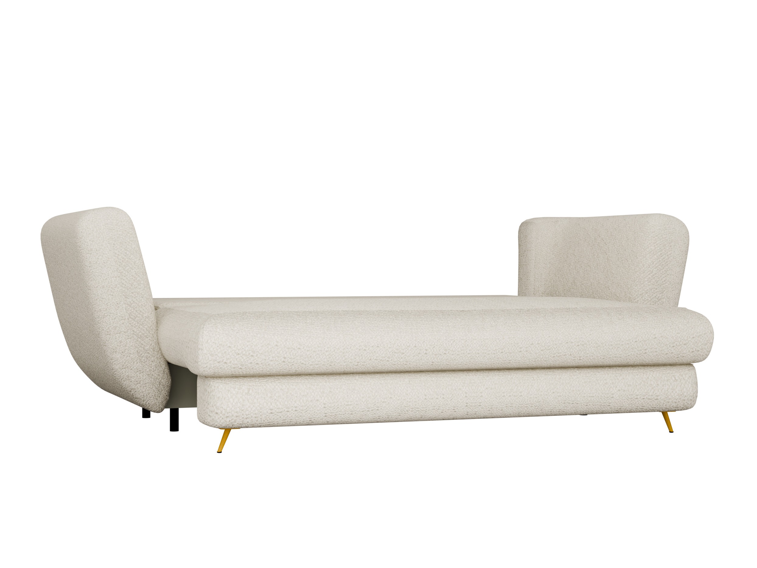 Schlafsofa Mandeville 354 (Gold + Schwarz)