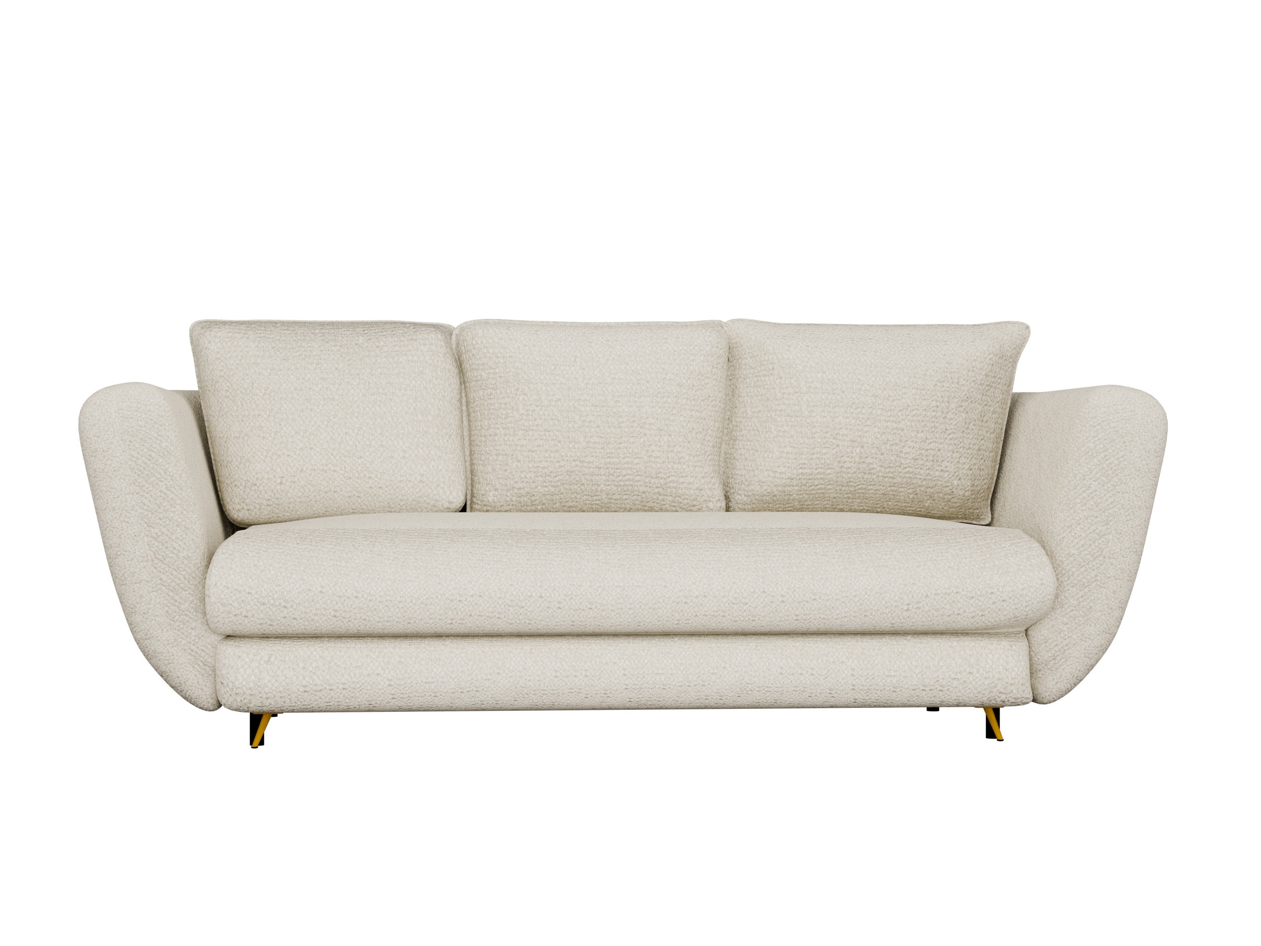 Schlafsofa Mandeville 354 (Gold + Schwarz)
