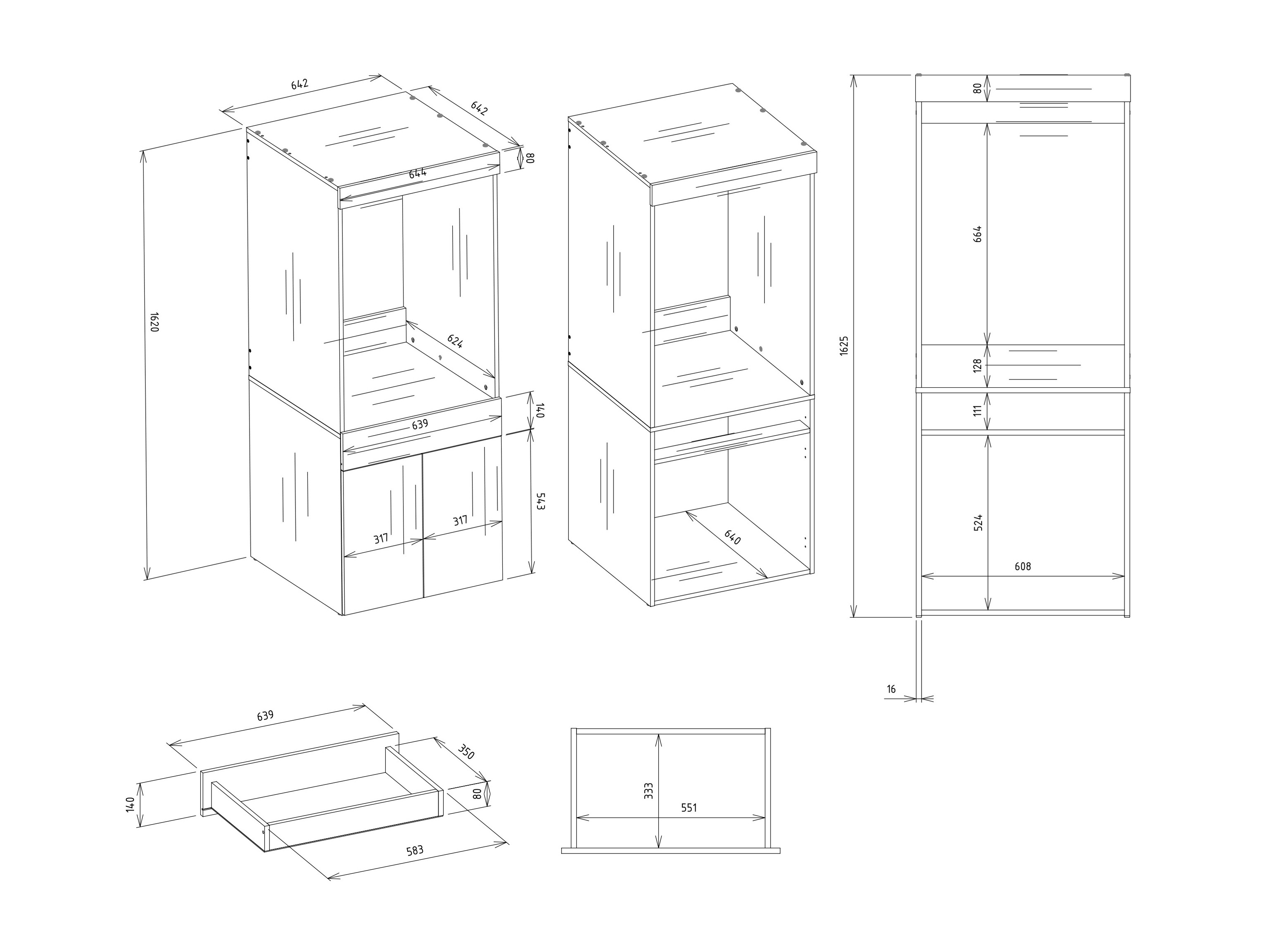 Badezimmer-Regal Mandeville 355