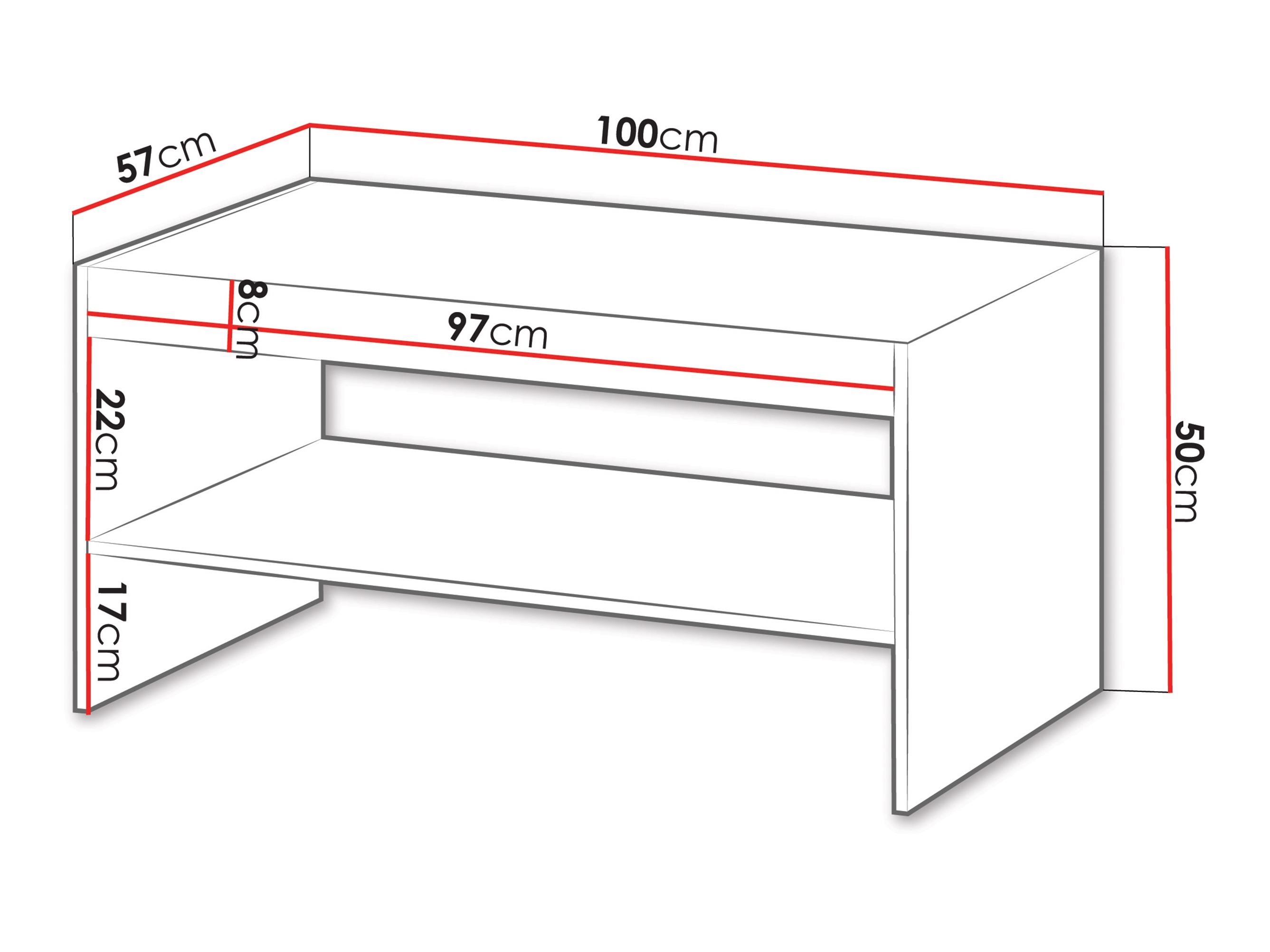 Couchtisch Evavese 107 (Beige)