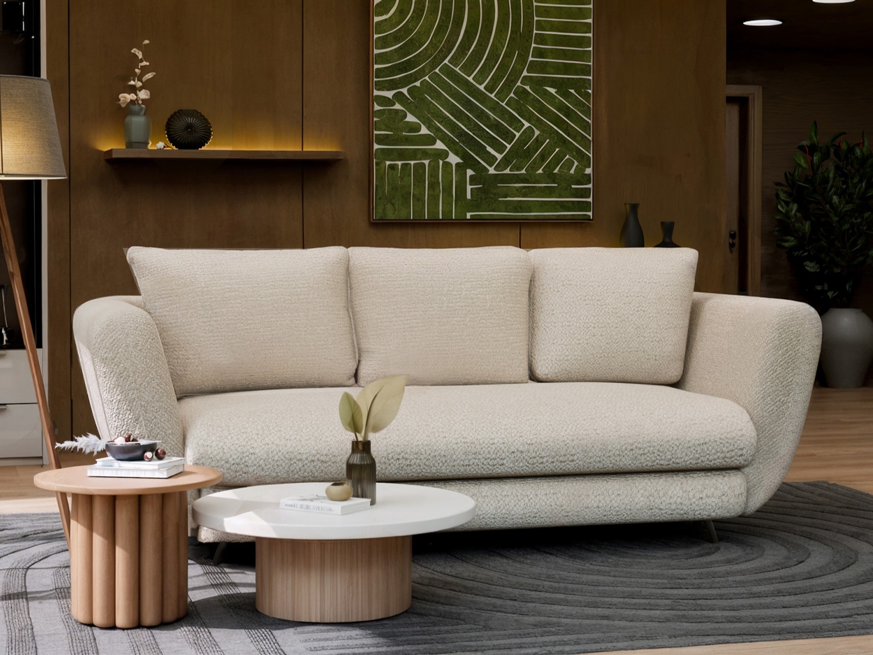 Schlafsofa Mandeville 354 (Schwarz)