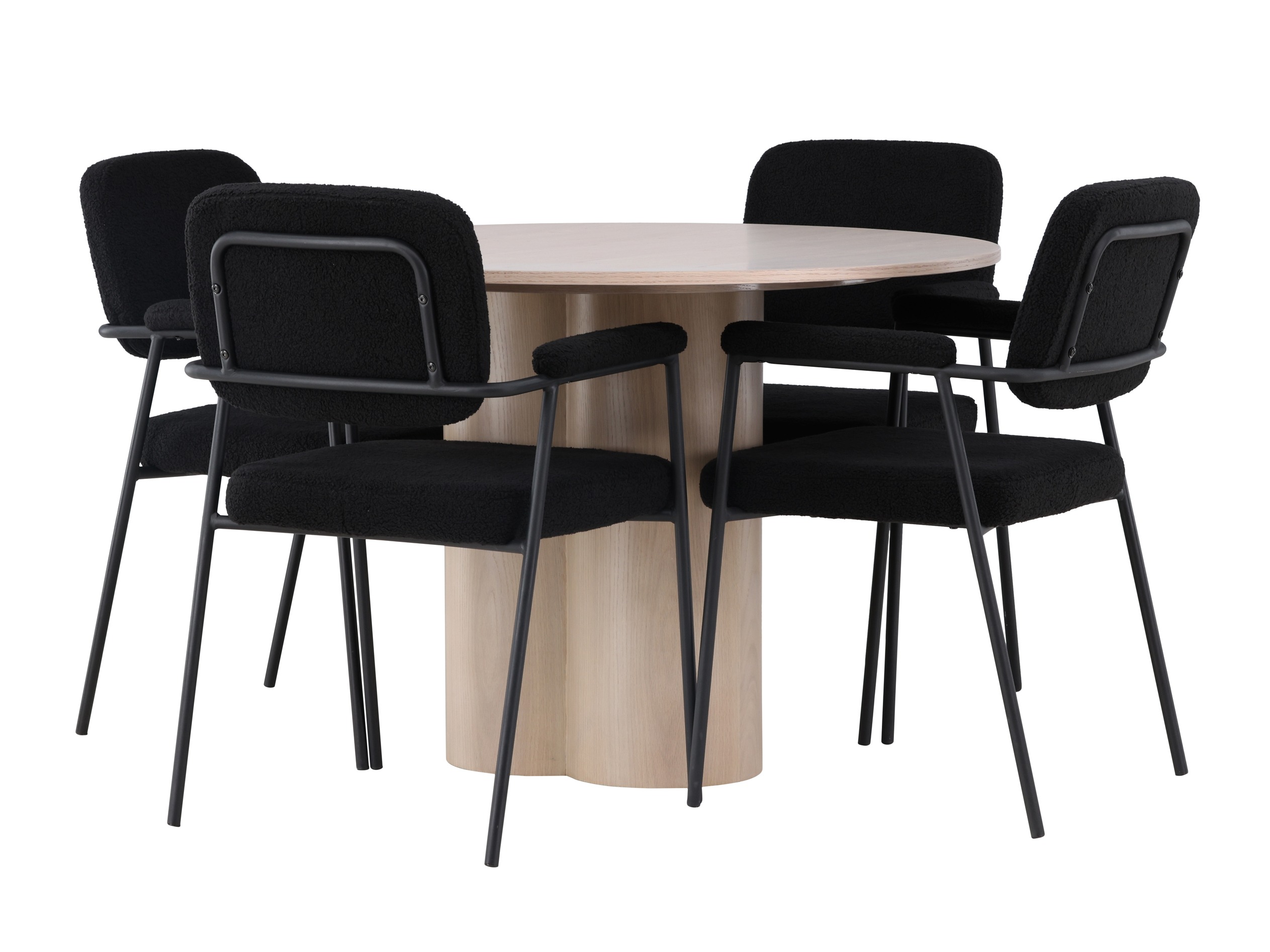 Essgruppe Dallas 4358 (Helles Holz)