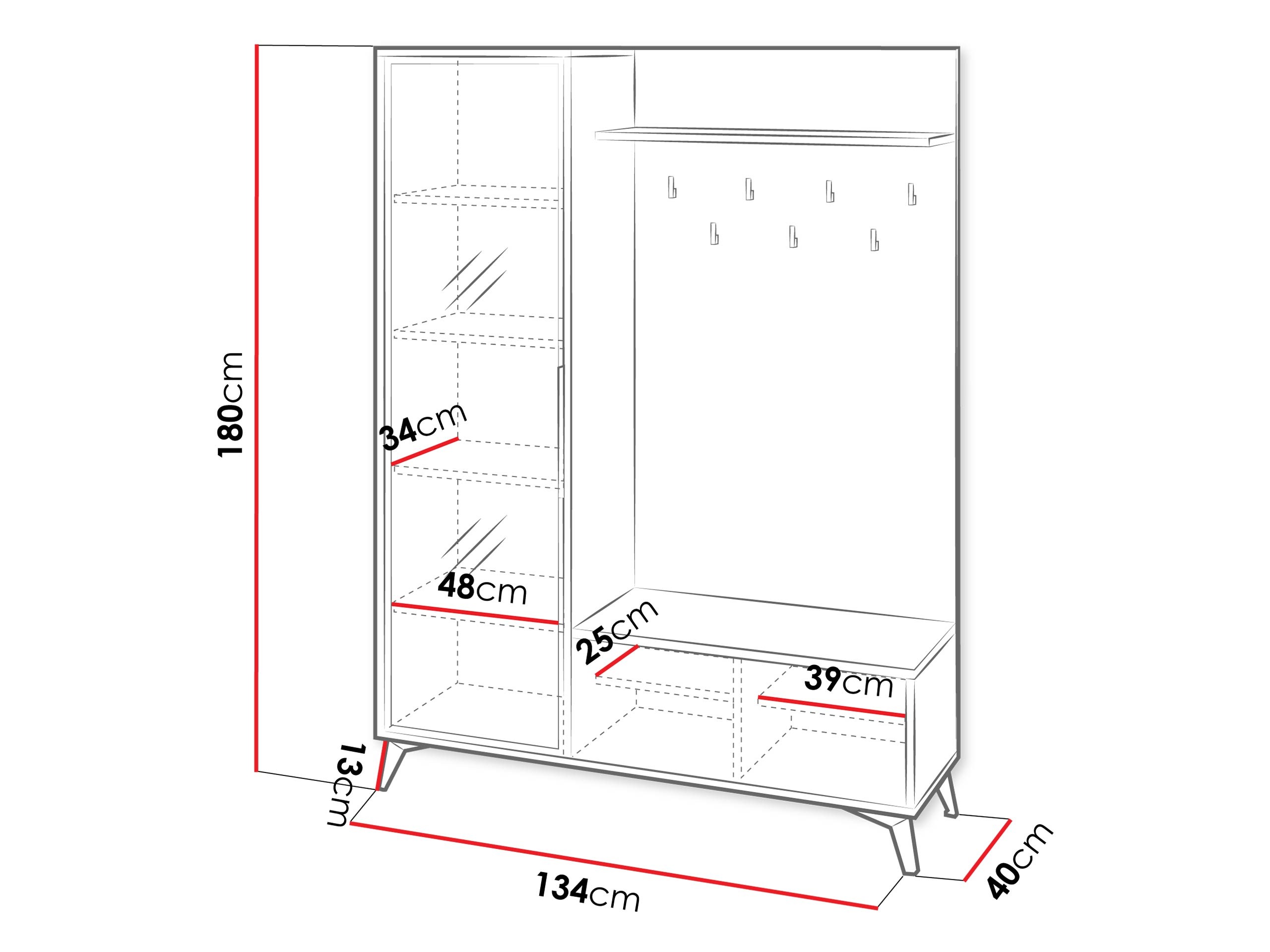 Flurgarnitur Comfivo Camlue 115