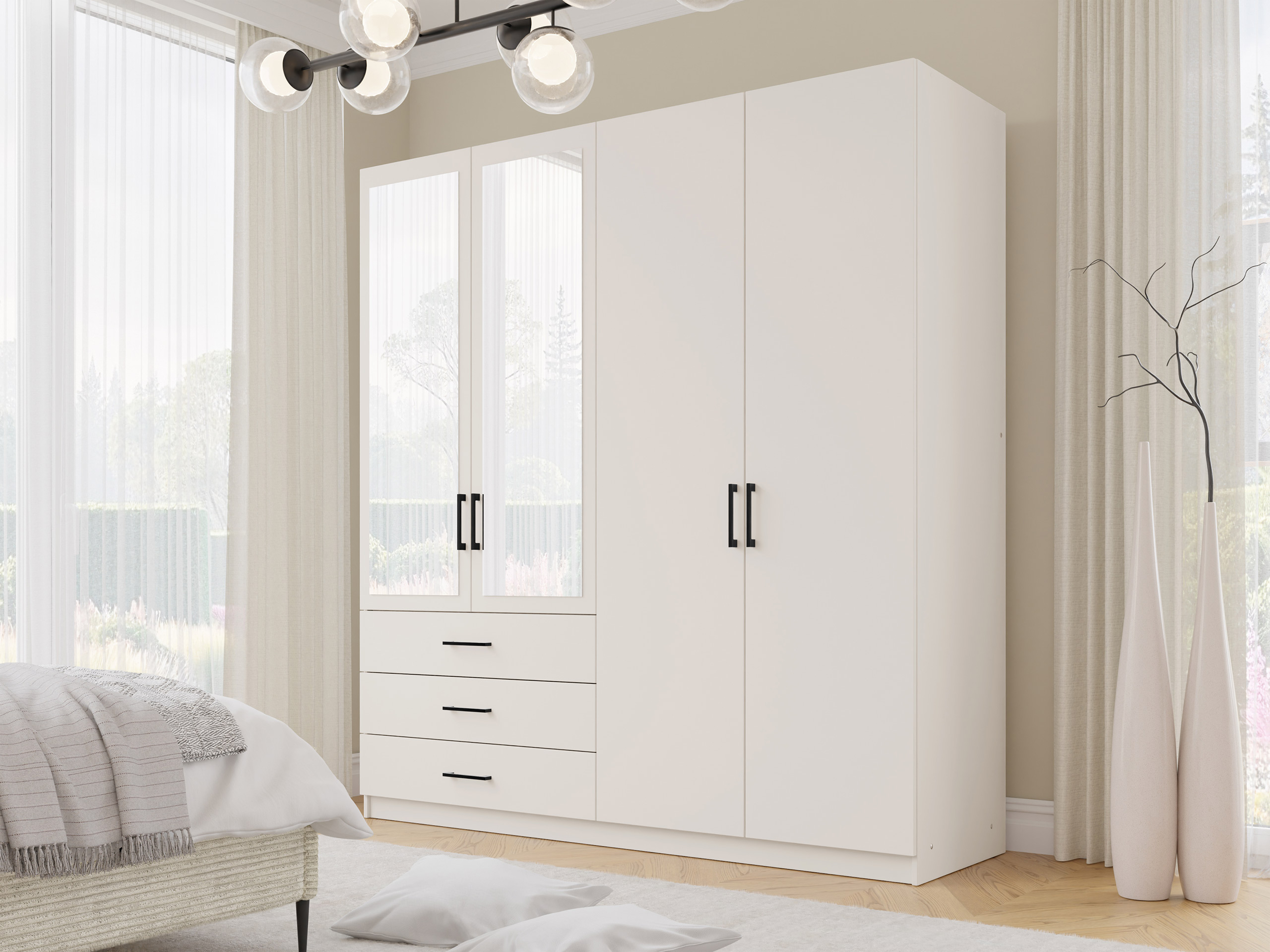 Kleiderschrank Fungar (Kaschmir)