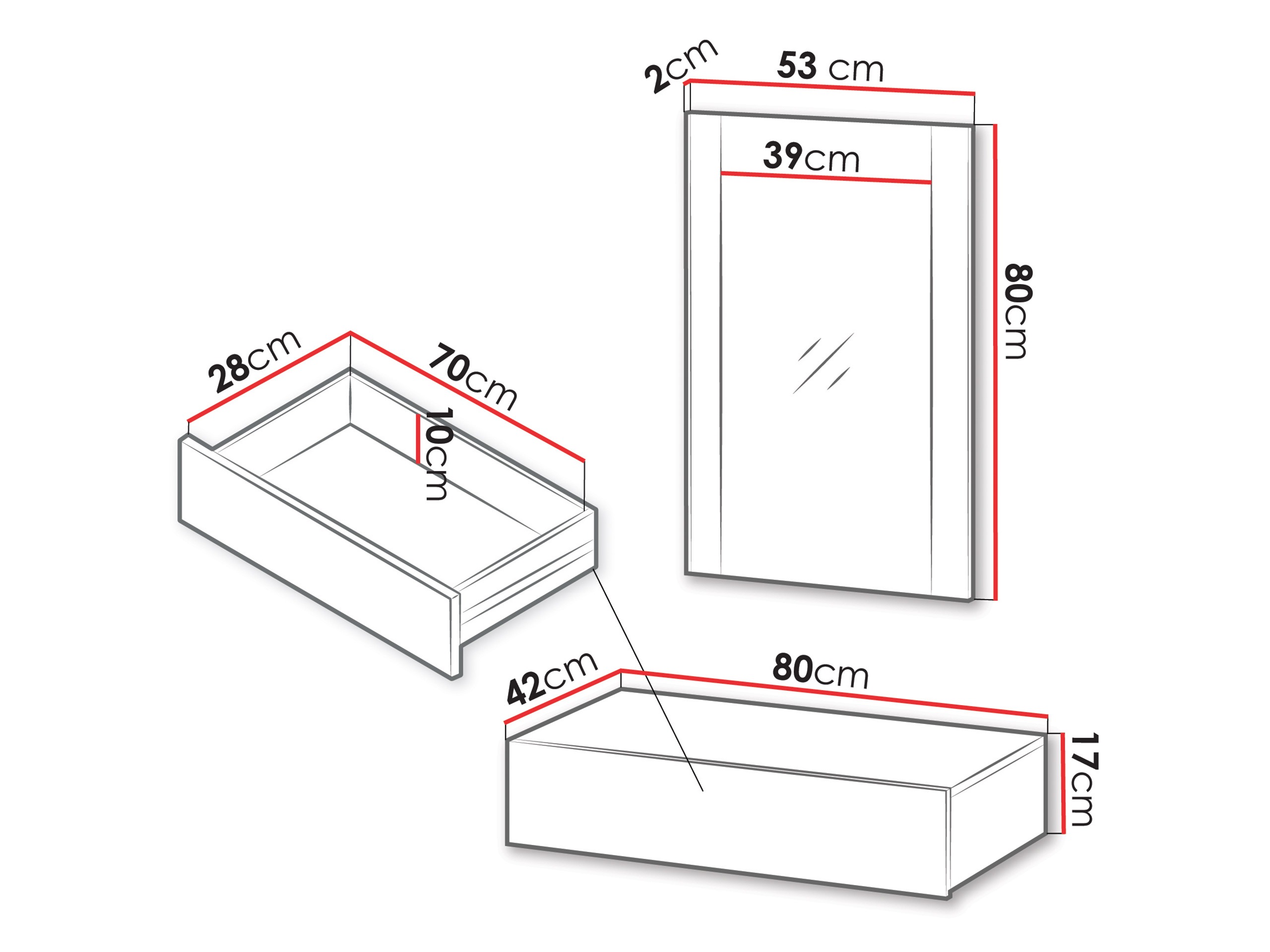 Schminktisch Evavese 109 (Beige)