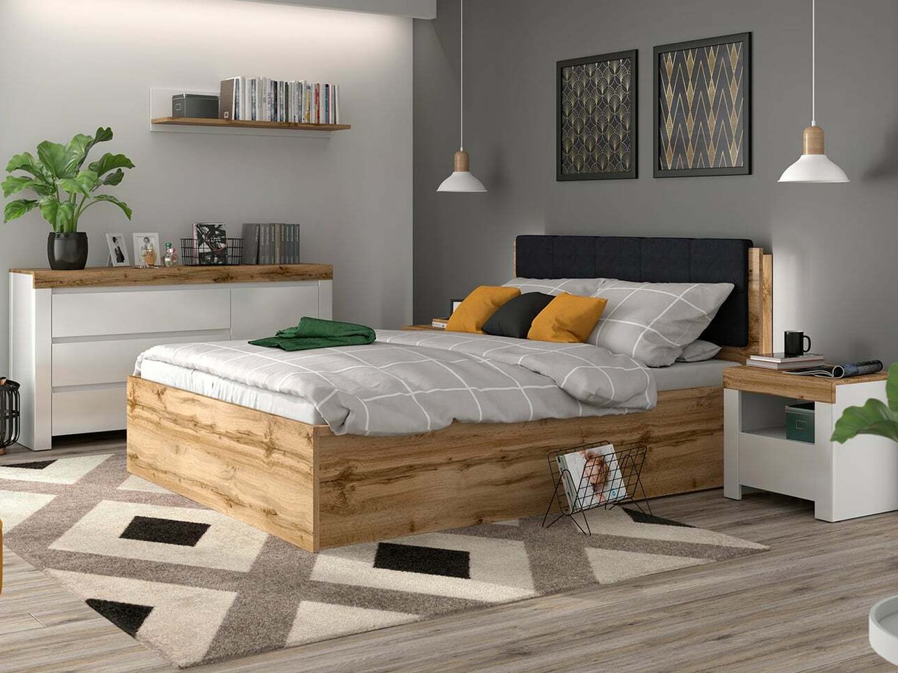 Bett Livevaro 126 (Wotan Eiche)