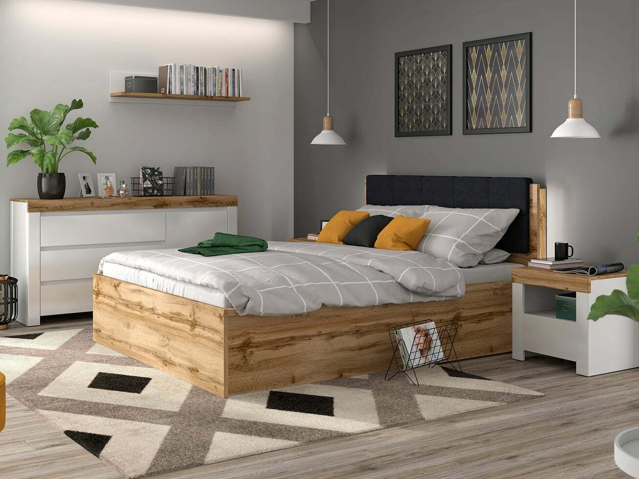 Bett Livevaro 126 (Wotan Eiche)