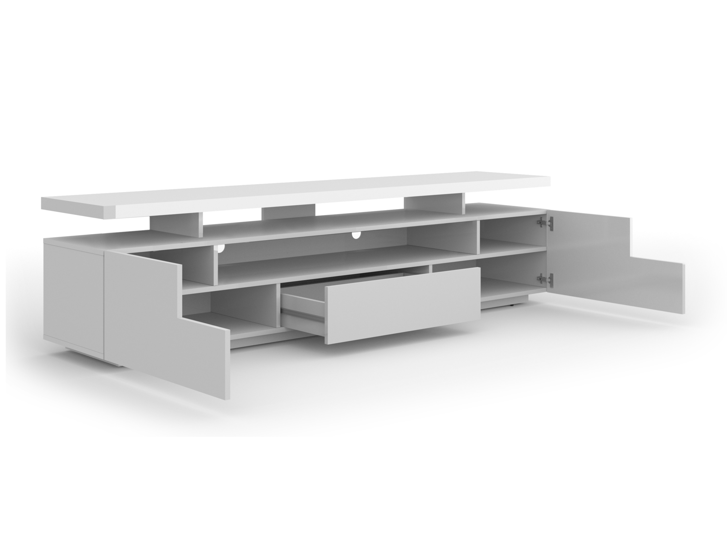 TV-Möbel Buffalo 175 (Weiß glänzend)