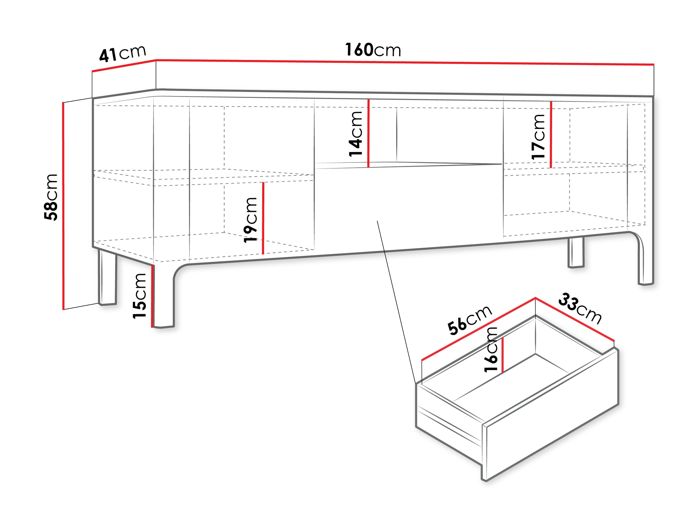 TV-Möbel Mavtoru 103
