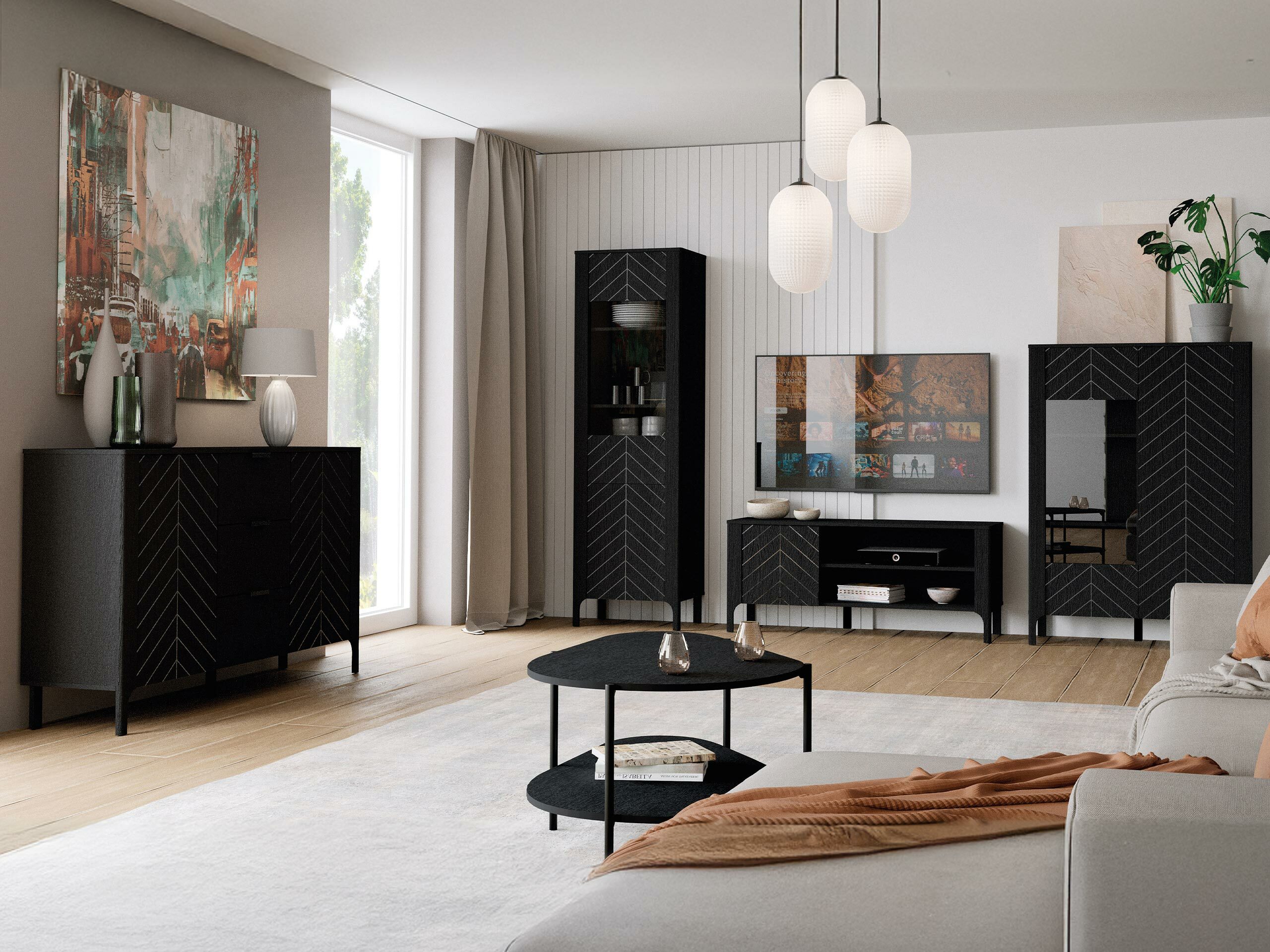 Couchtisch Mavtoru 109 (Schwarz)