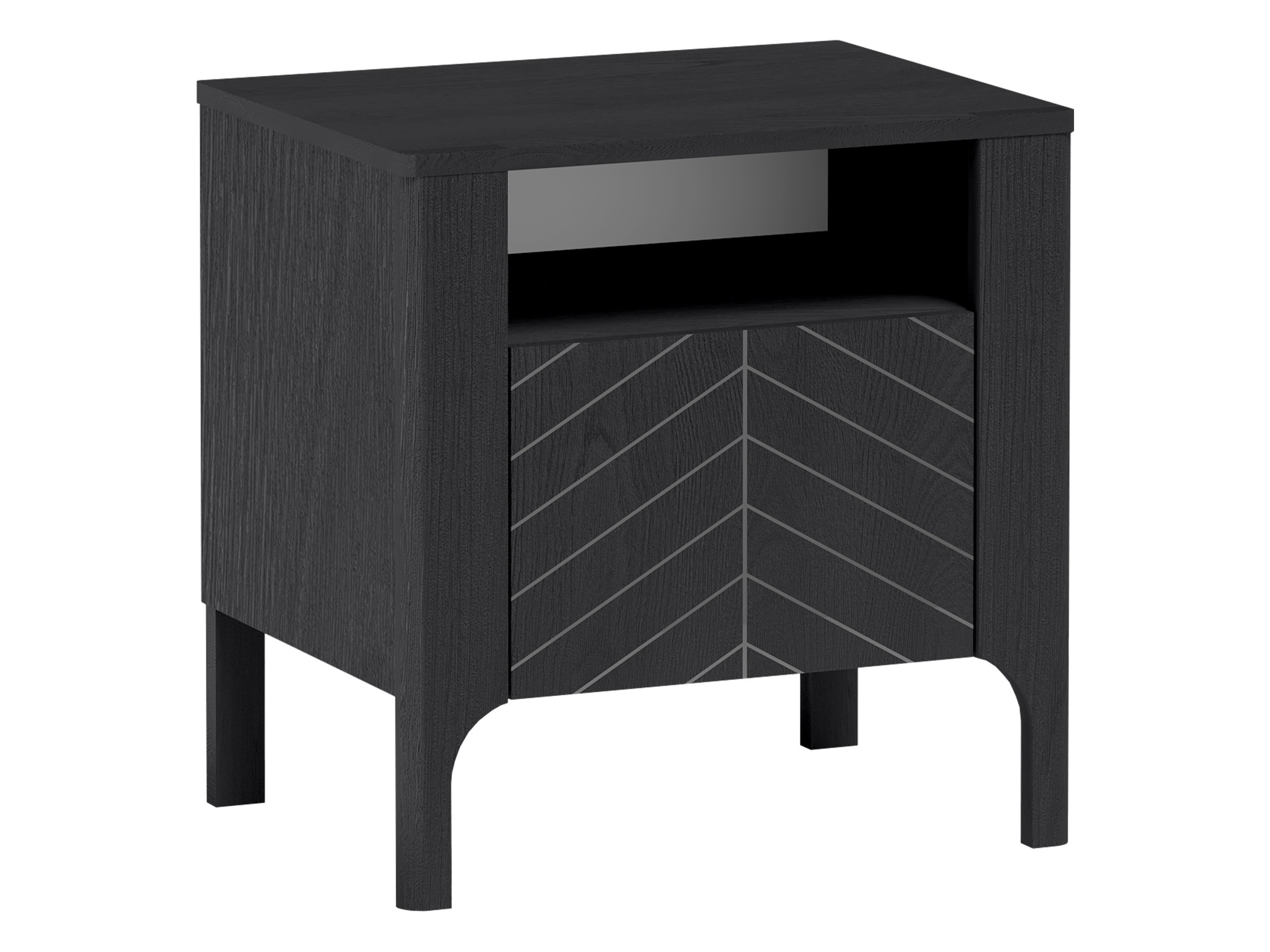 Nachttisch Mavtoru 110 (Schwarz)