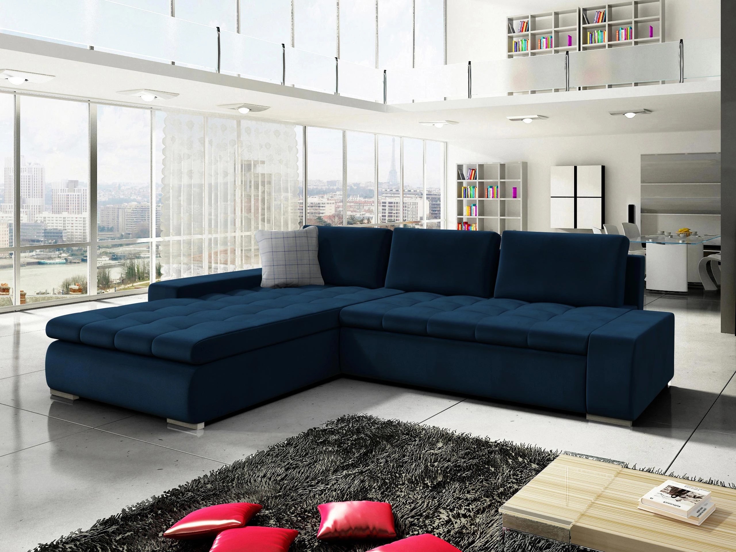 Ecksofa Comfivo 147 (Kronos 09 + Senegal 818)