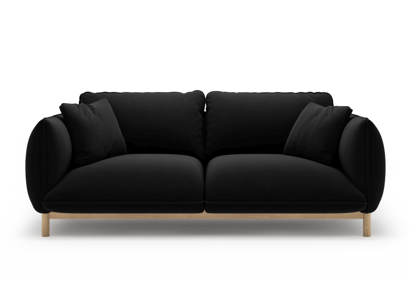 Sofa Romvese 100 (Casino Schwarz)