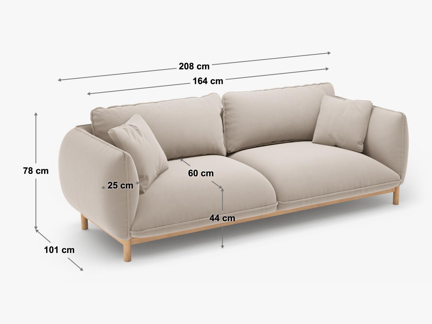 Sofa Romvese 101 (Casino Deep Blue)