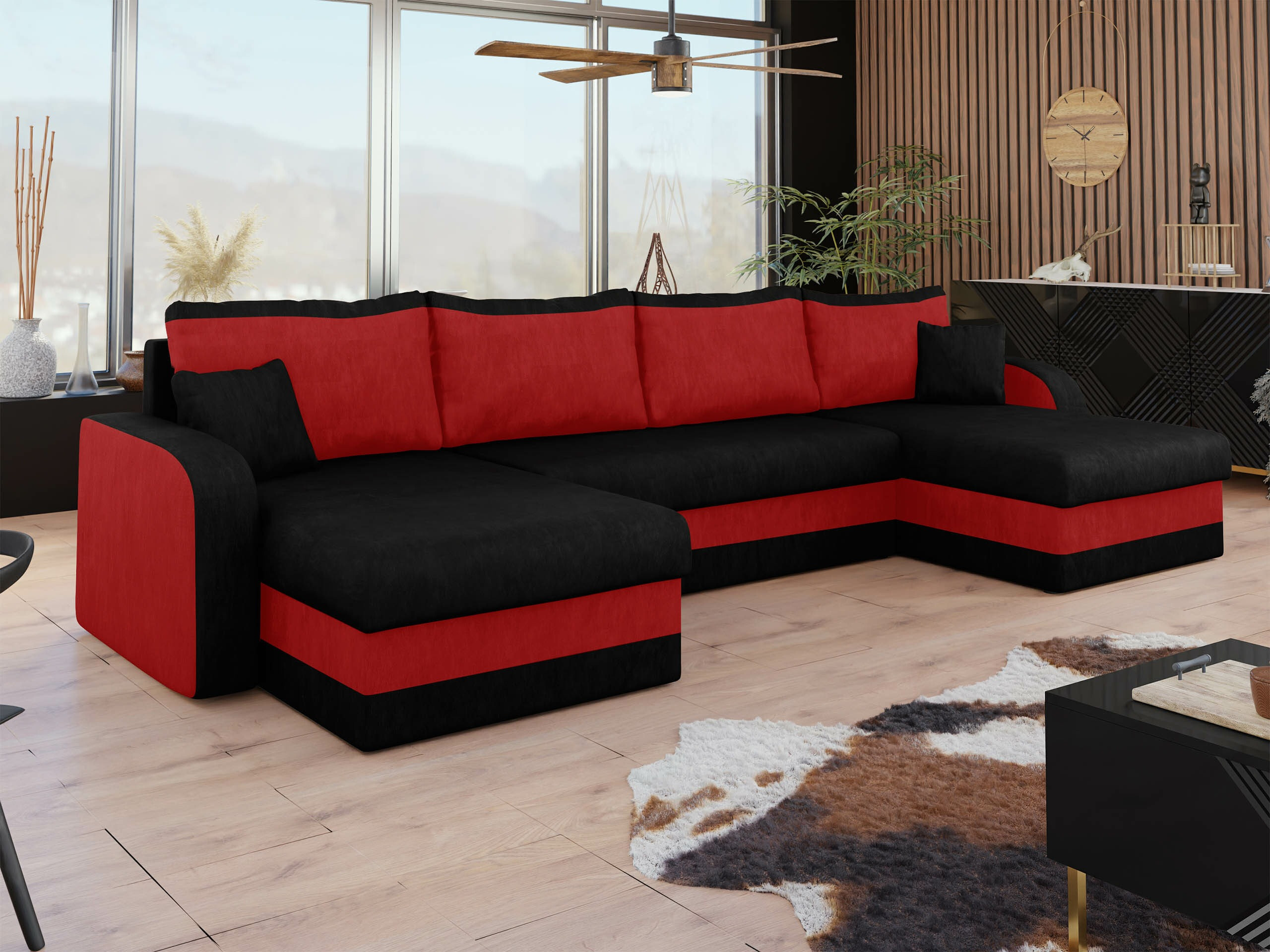 Ecksofa Comfivo 500 (Mikrofaza 15 + Mikrofaza 22)