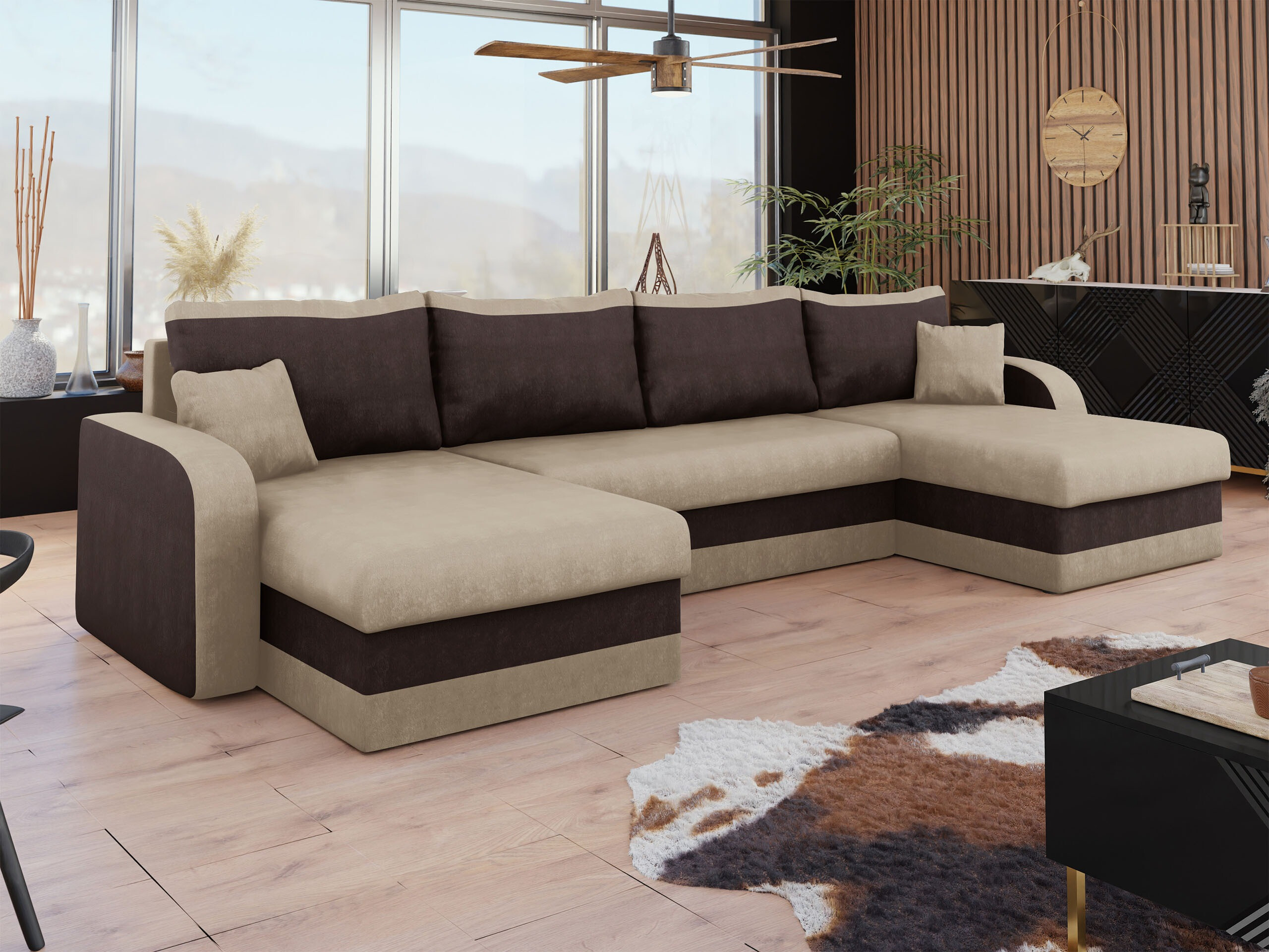 Ecksofa Comfivo Melissa IV (Alova 07 + Alova 68)