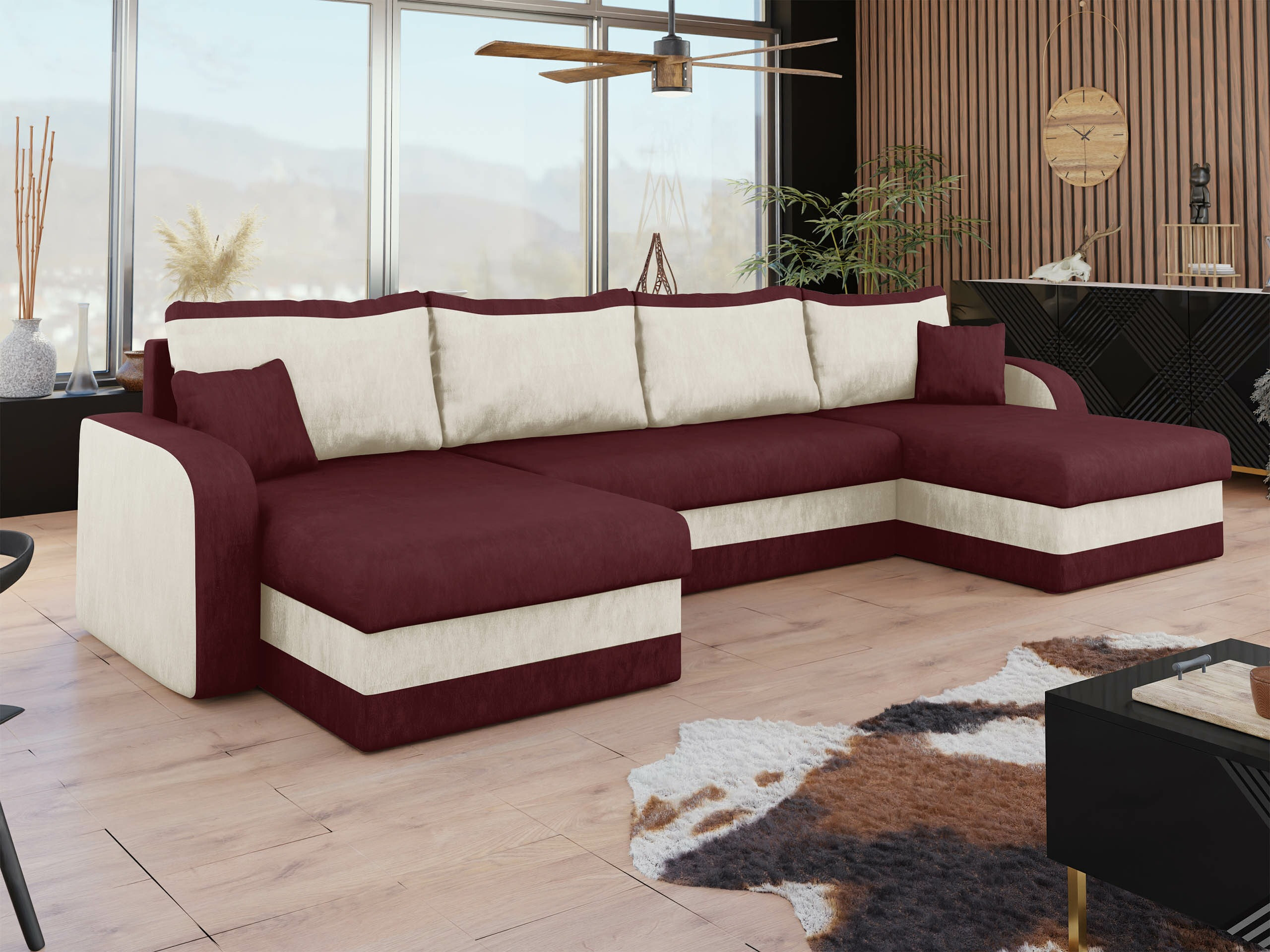 Ecksofa Comfivo Melissa IV (Mikrofaza 25 + Mikrofaza 31)