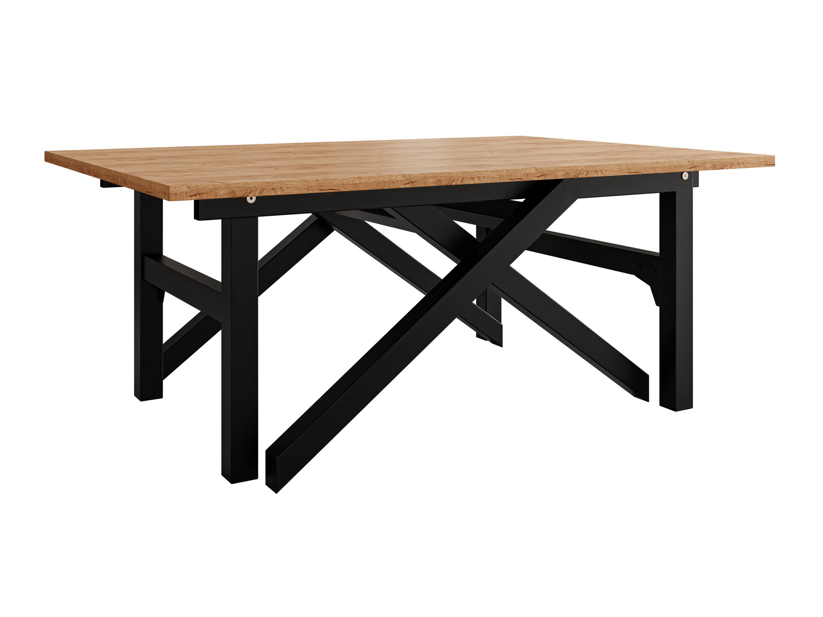 Couchtisch-Transformer Oswego 151 (Craft goldene Eichenholzoptik + Schwarz)