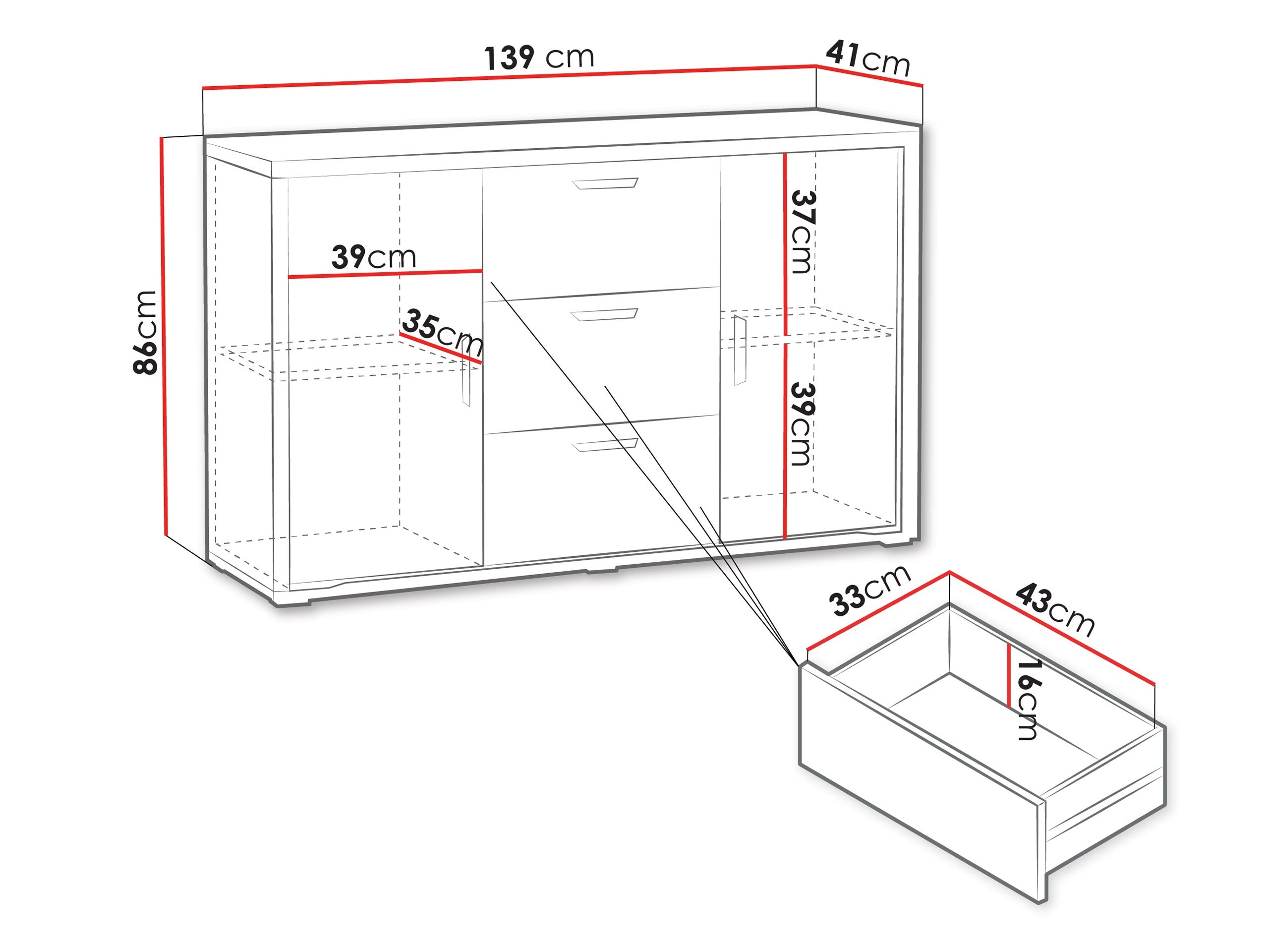 Kommoden Elisale 101