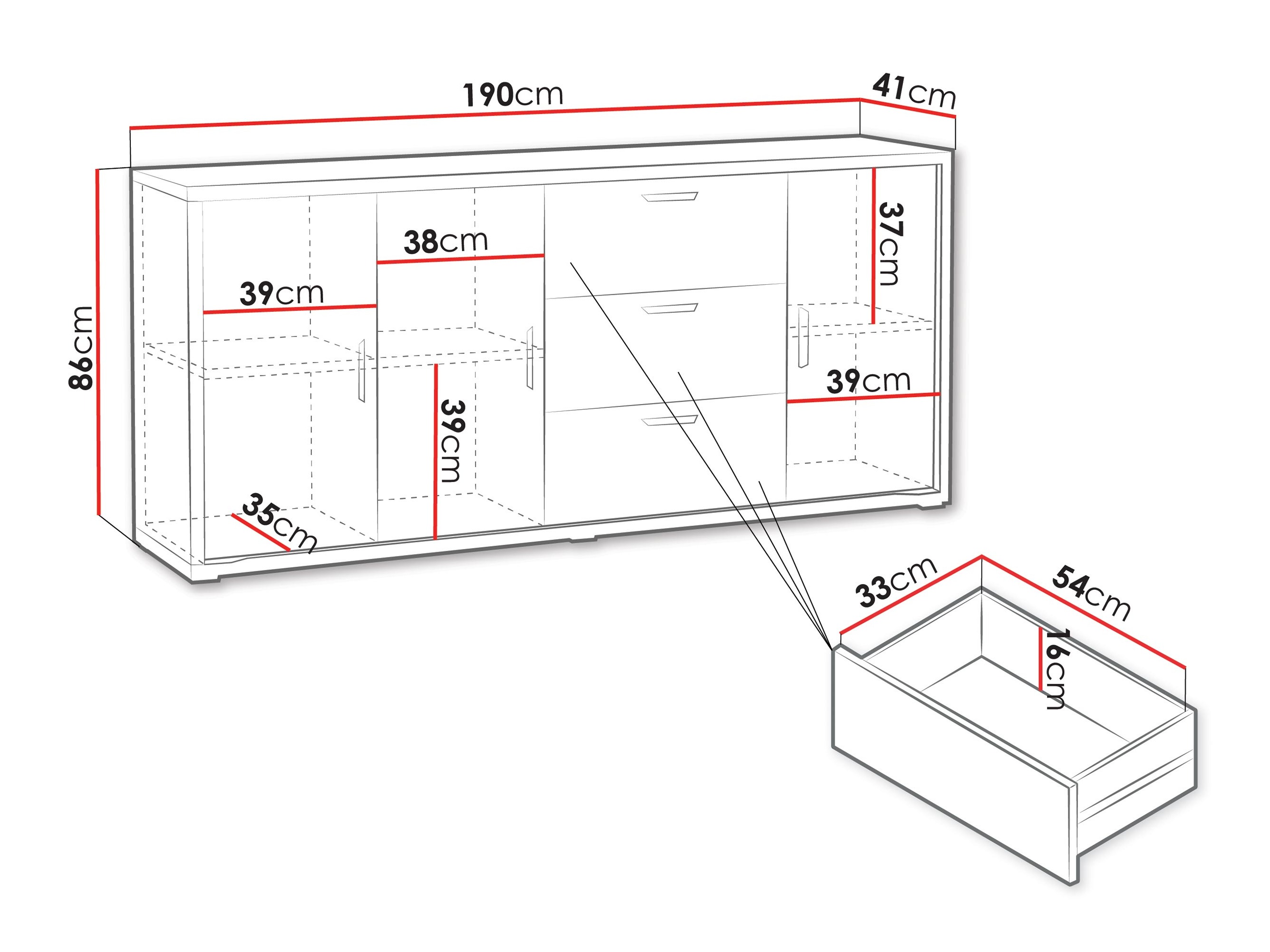 Kommoden Elisale 102
