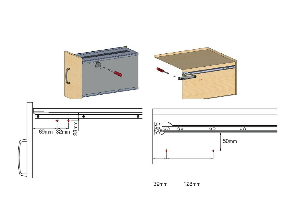 Schubladenbremse Ati 168