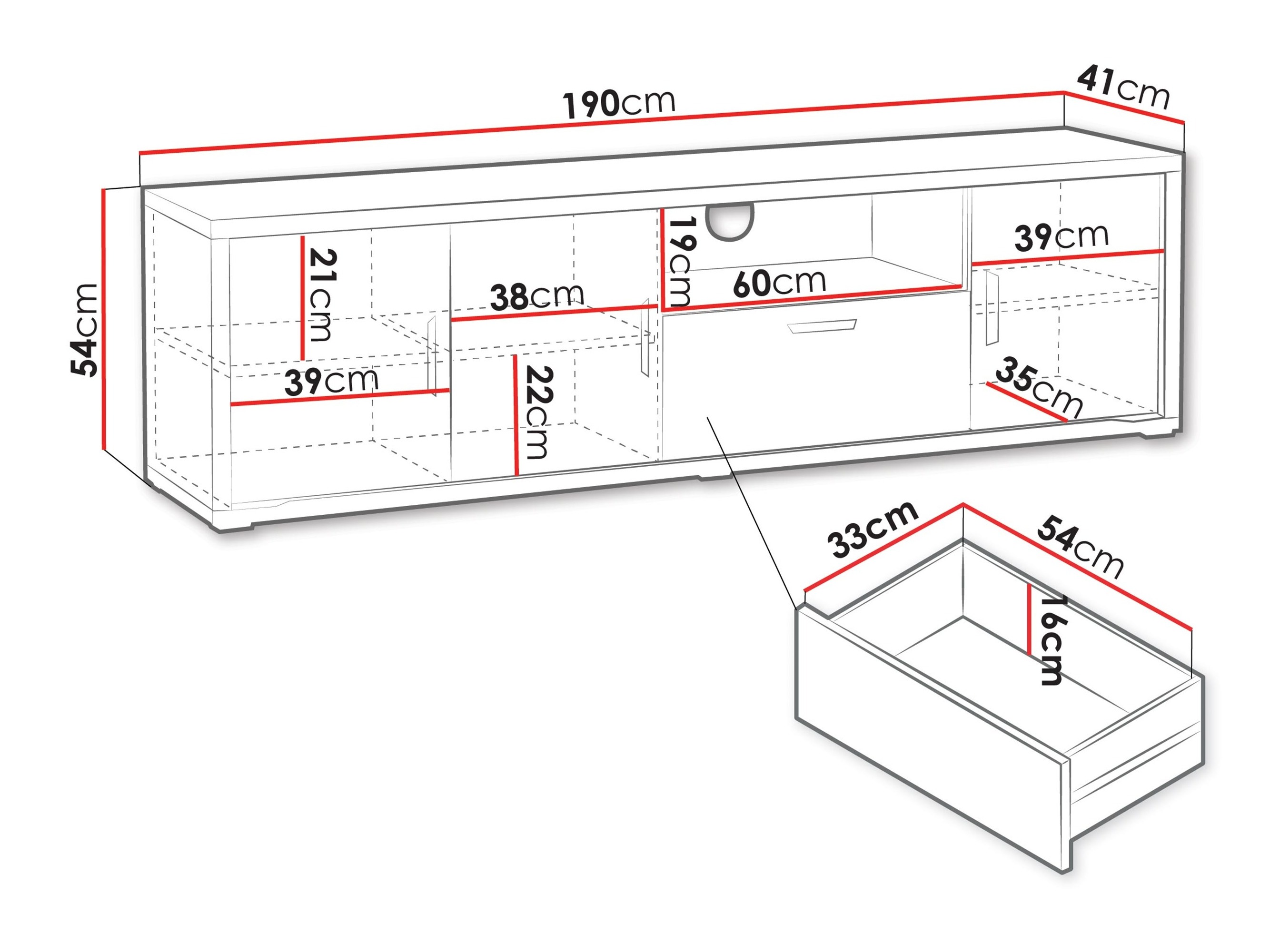 TV-Möbel Elisale 104