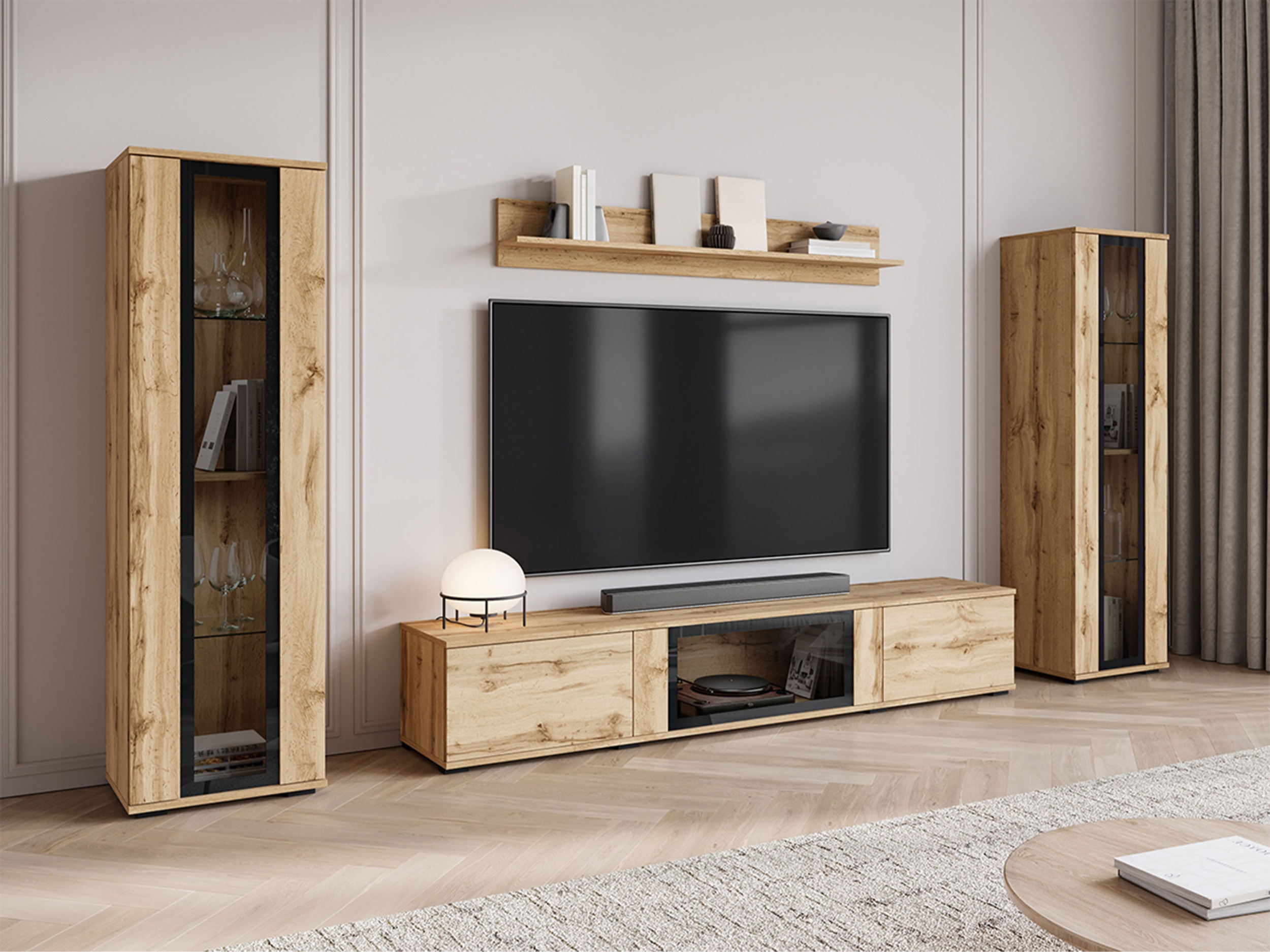 Wohnzimmer-Sets Torcame 103 (Wotan Eiche)