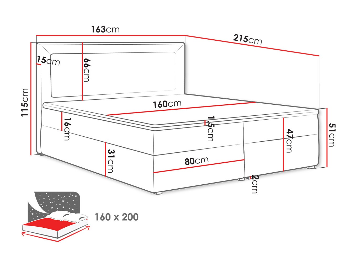 Boxspringbett Pomona 112 (Victoria 14 866)