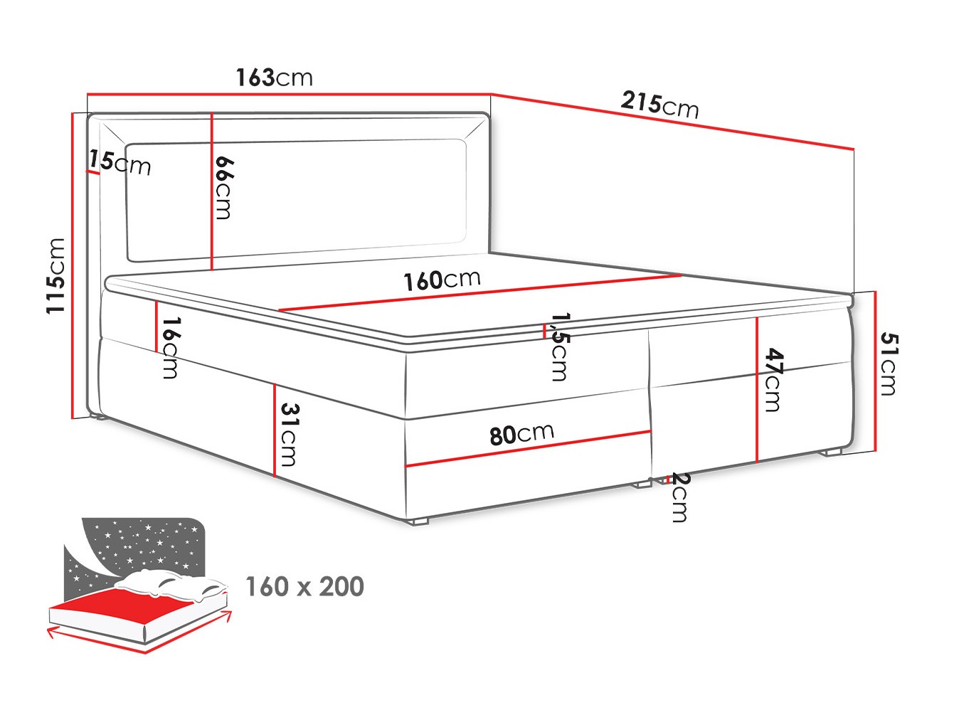 Boxspringbett Pomona 112 (Victoria 14 868)