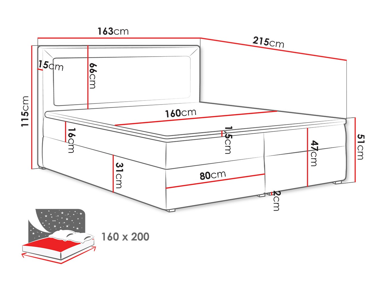 Boxspringbett Pomona 112 (Victoria 14 869)