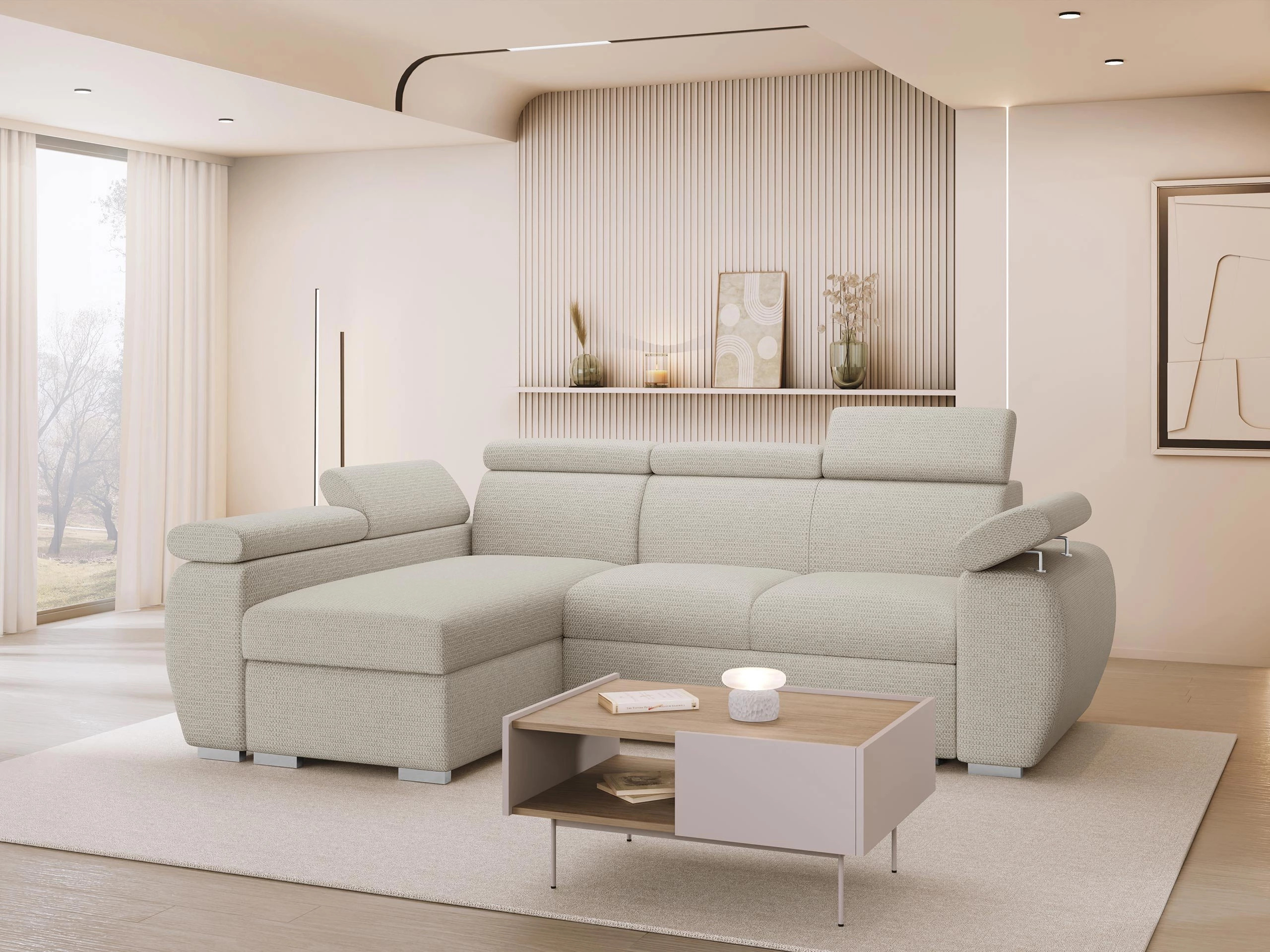 Ecksofa Columbus 132 (Aragon 03)