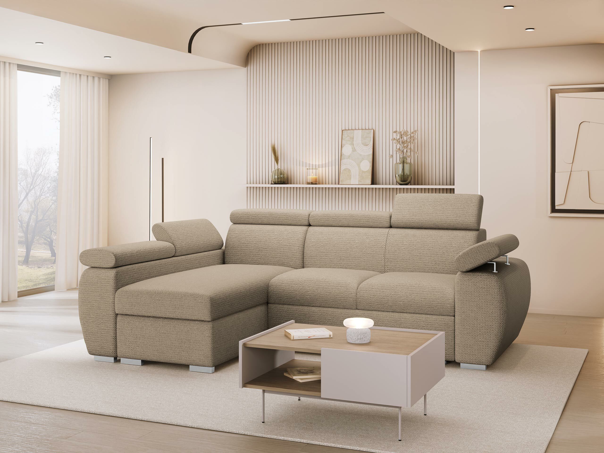 Ecksofa Columbus 132 (Aragon 14)