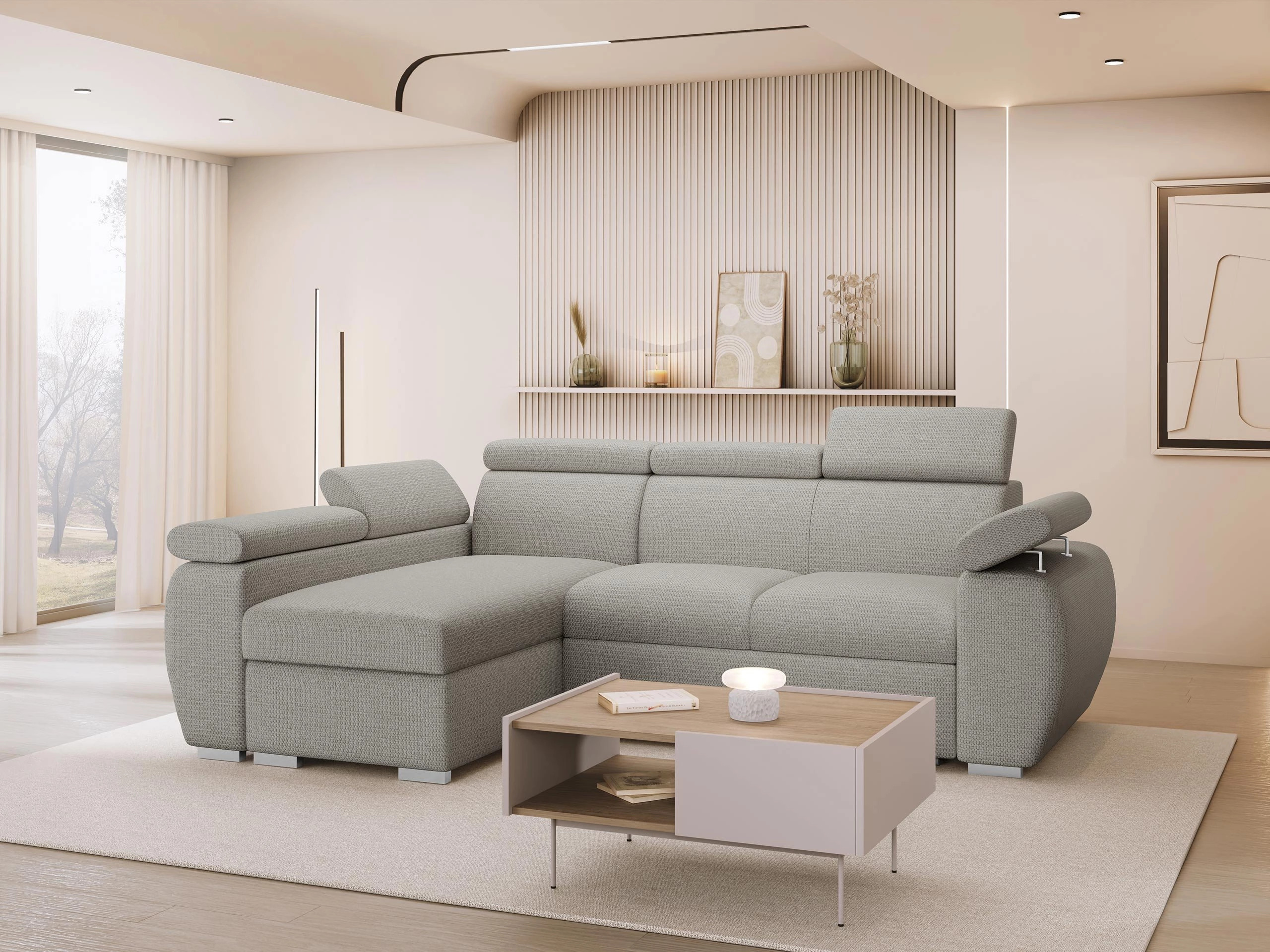 Ecksofa Columbus 132 (Aragon 80)