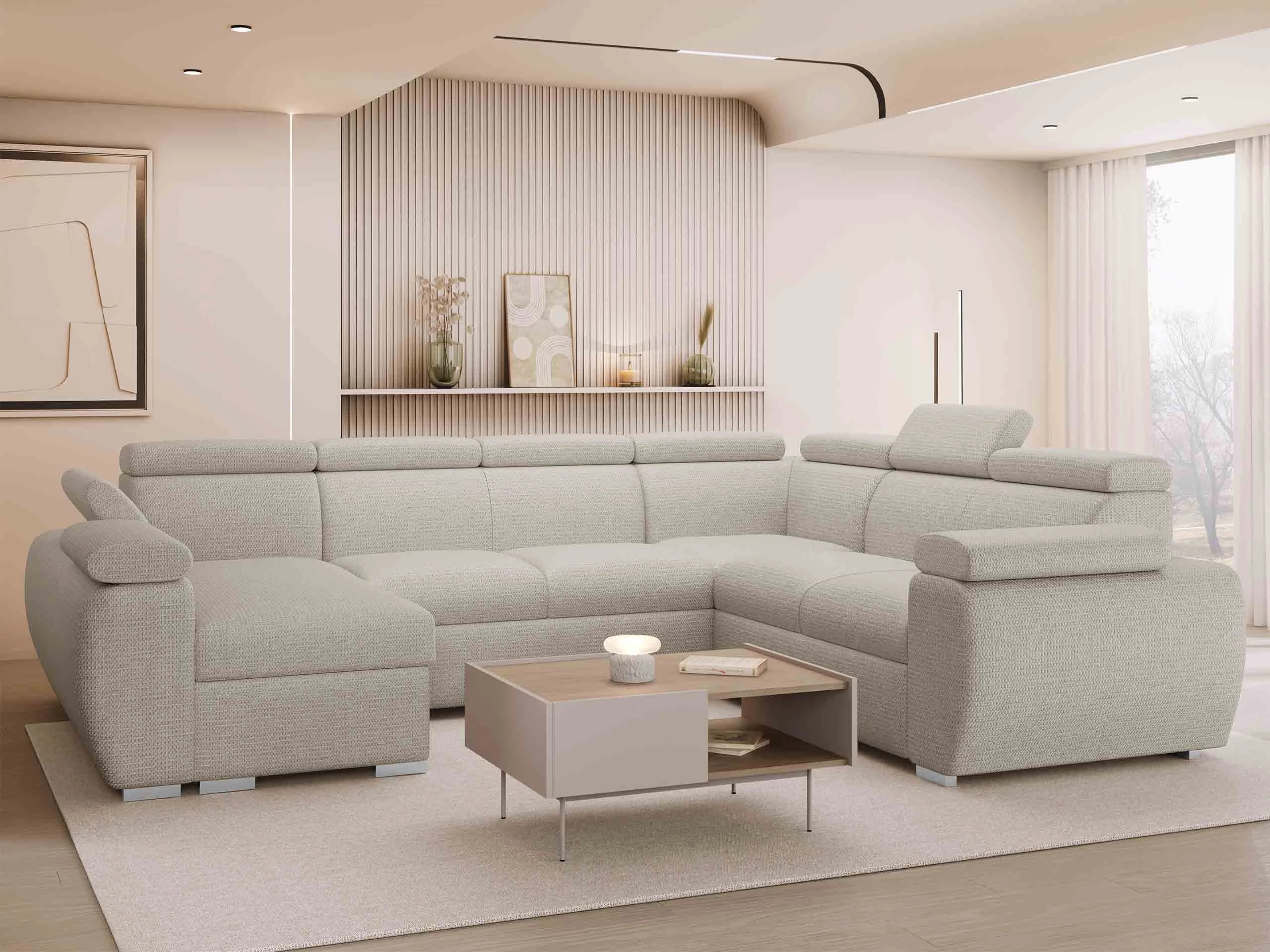 Ecksofa Columbus 214 (Aragon 03)