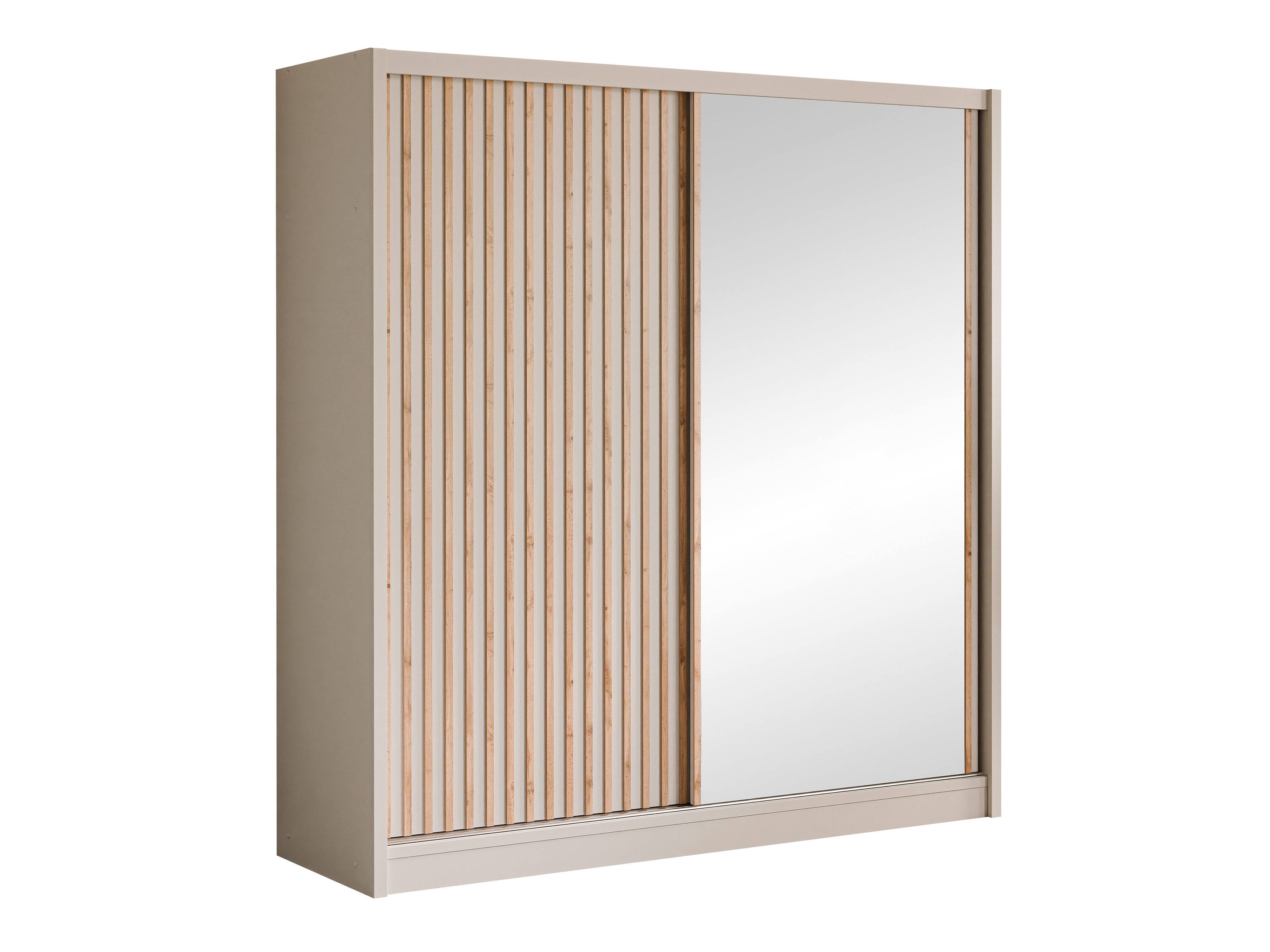 Kleiderschrank Honolulu 274 (Kaschmir + Wotan Eiche)