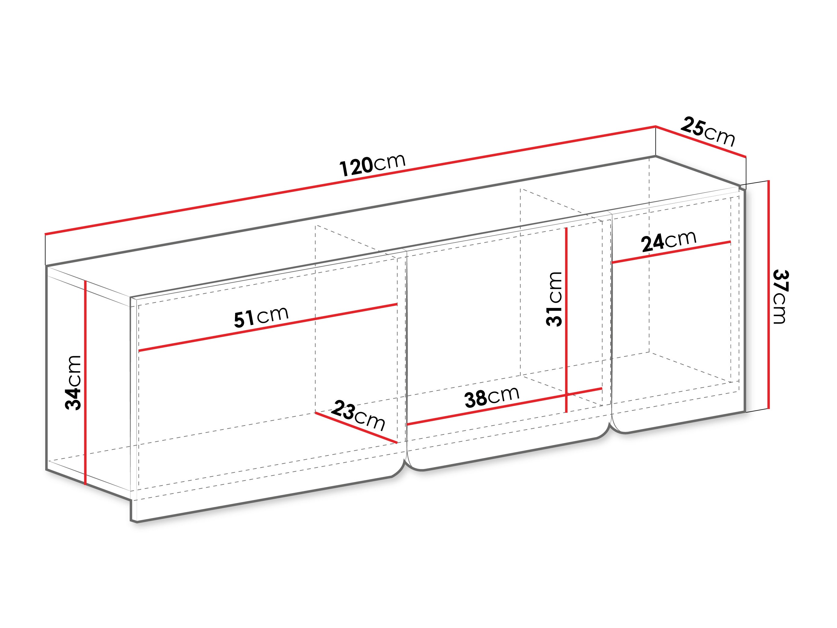 Hängeschrank Fiosono 111 (Staubiges Grün + Eichenholzoptik)