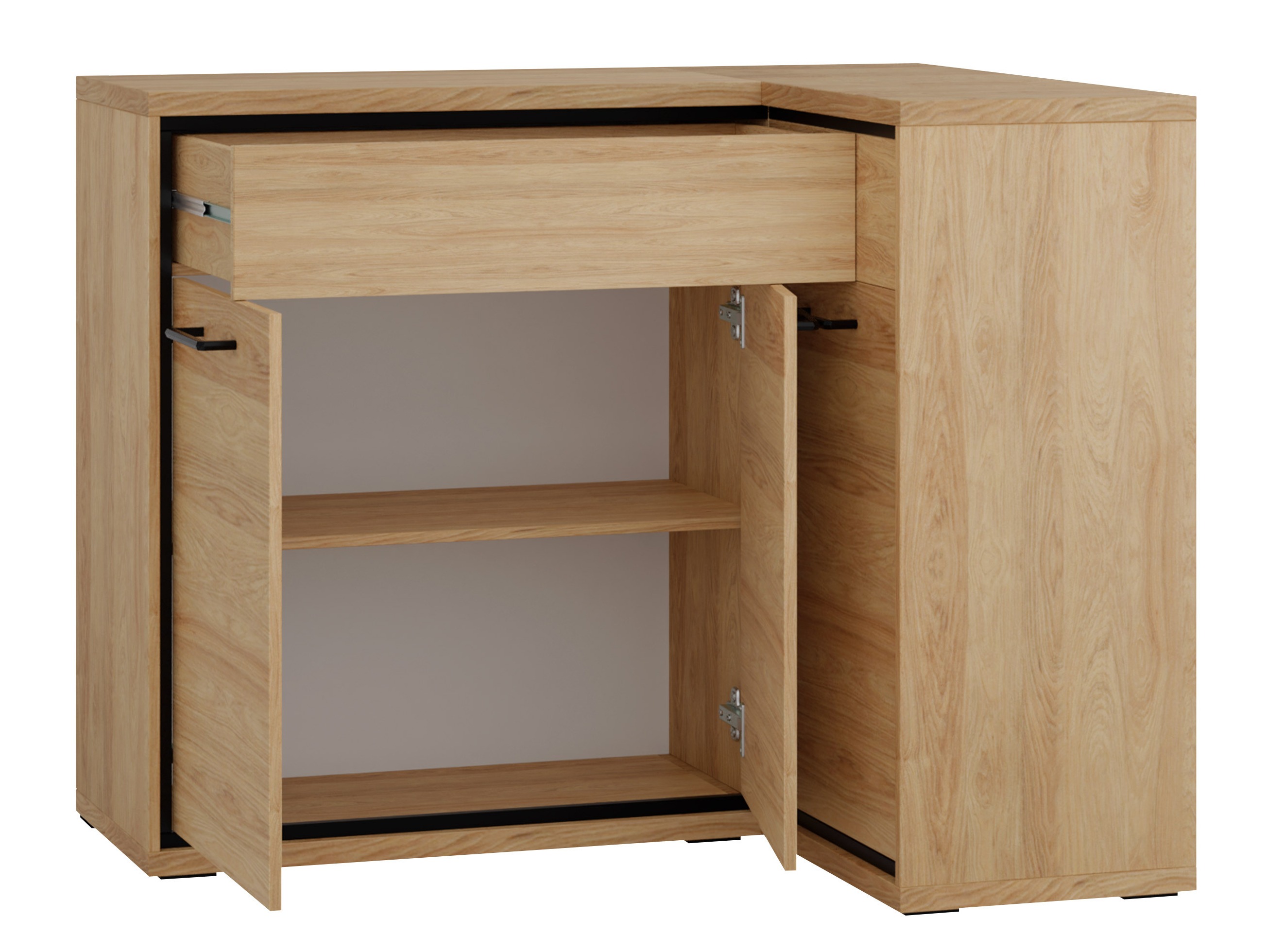 Eckige Kommode Etrmoni 106 (Helles Holz)