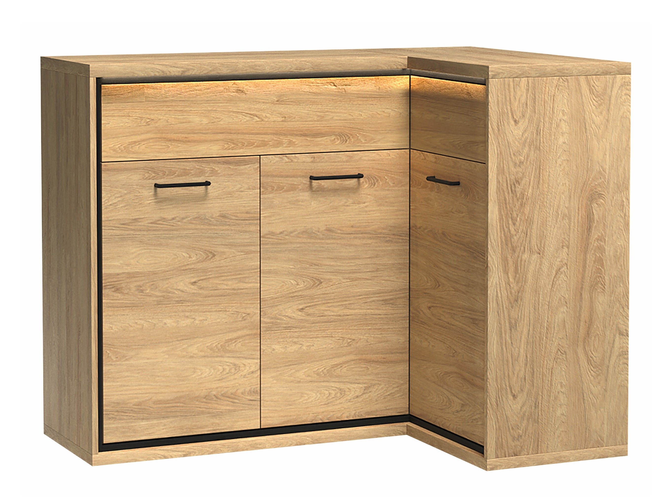 Eckige Kommode Etrmoni 106 (Helles Holz)