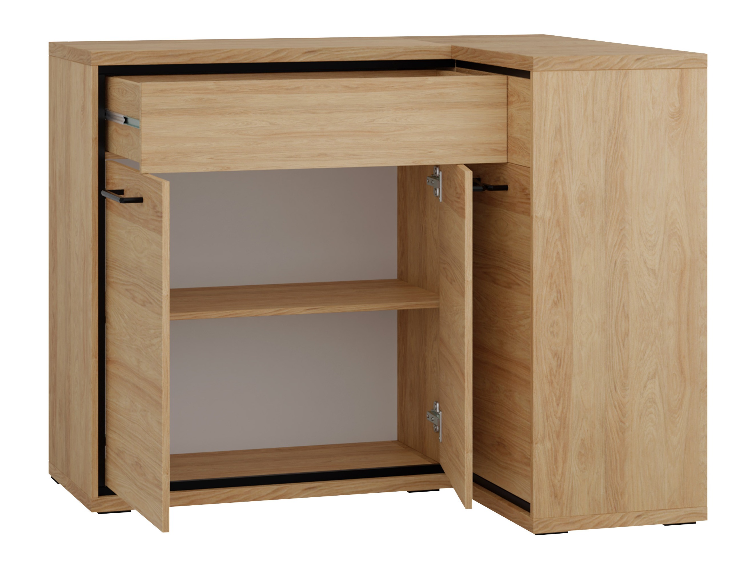 Eckige Kommode Etrmoni 106 (Helles Holz)